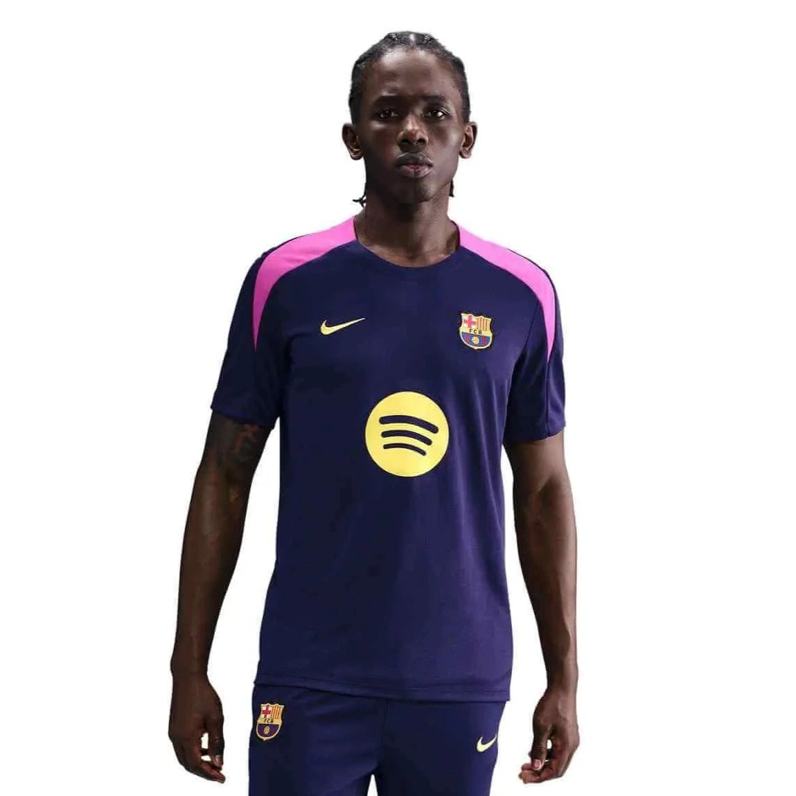 Nike 2025-26 Barcelona Men's DF Strike Top (Model - Front)