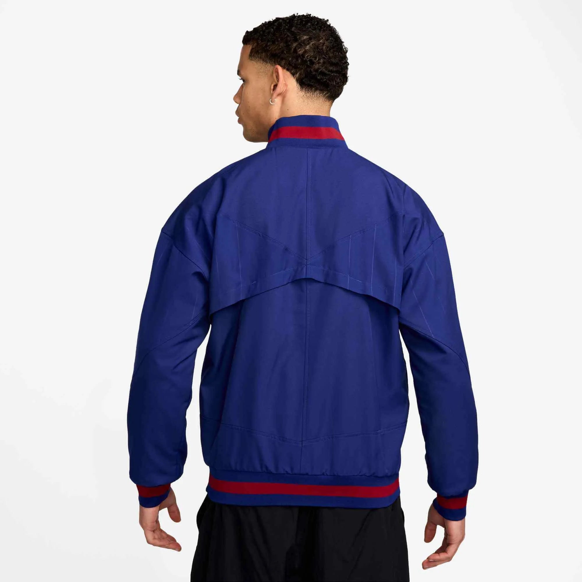Nike 2025-26 Barcelona Men's Strike Anthem Jacket (Model - Back)