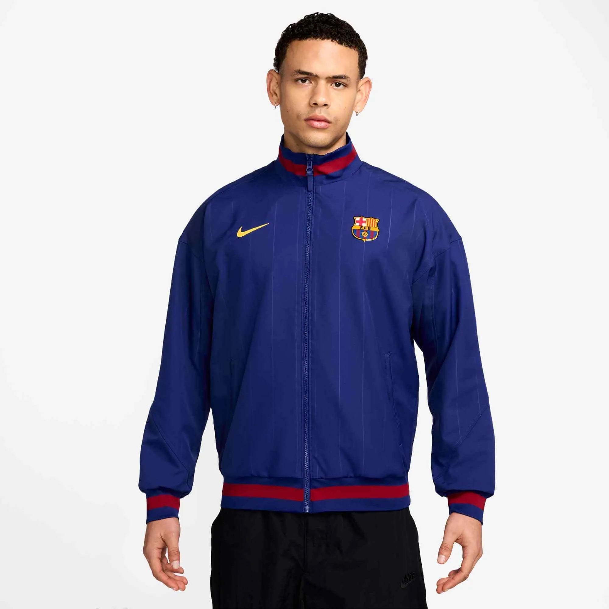 Nike 2025-26 Barcelona Men's Strike Anthem Jacket (Model - Front)