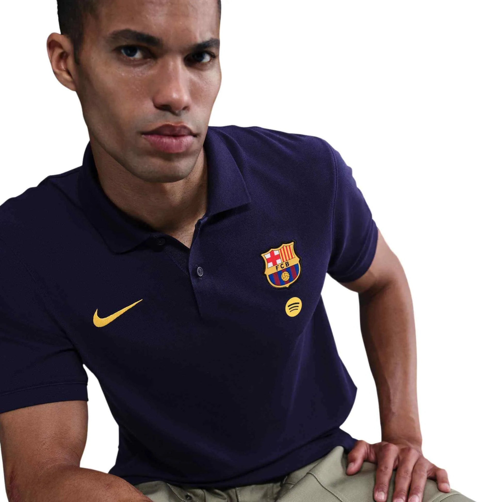 Nike 2025-26 Barcelona Men's The Nike Polo 2.0 (Detail 1)