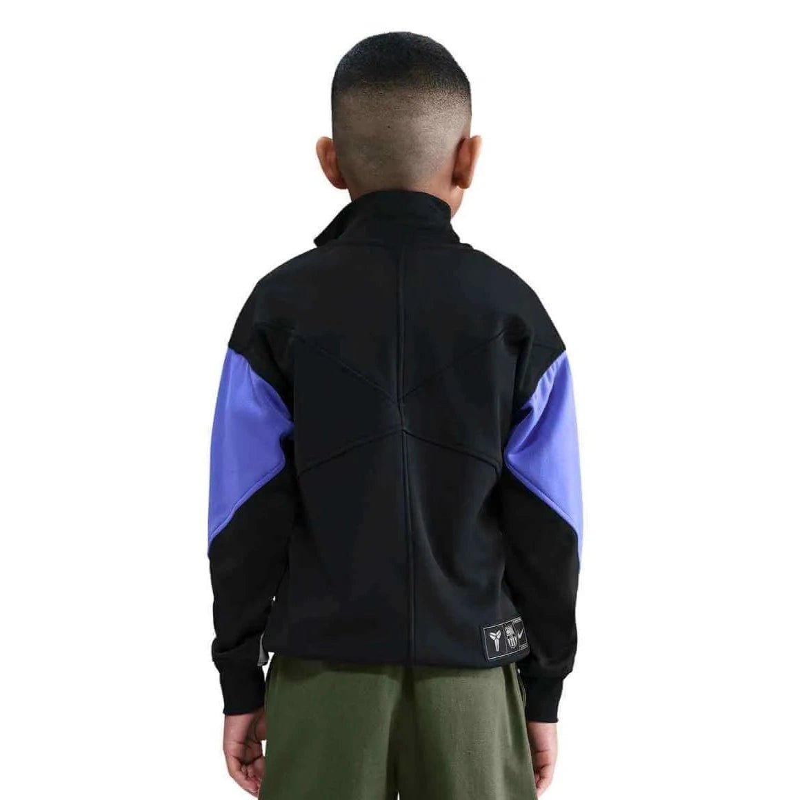 Nike 2025-26 Barcelona Youth Academy Pro Anthem Jacket Black/Persian Violet/Persian Violet (Model - Back)