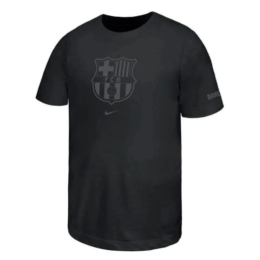 Nike 2025-26 Barcelona Youth Core Cotton Tee (Front)