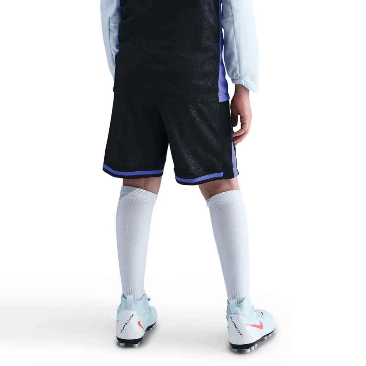 Nike 2025-26 Barcelona Youth Stadium Away Shorts (Model - Back)