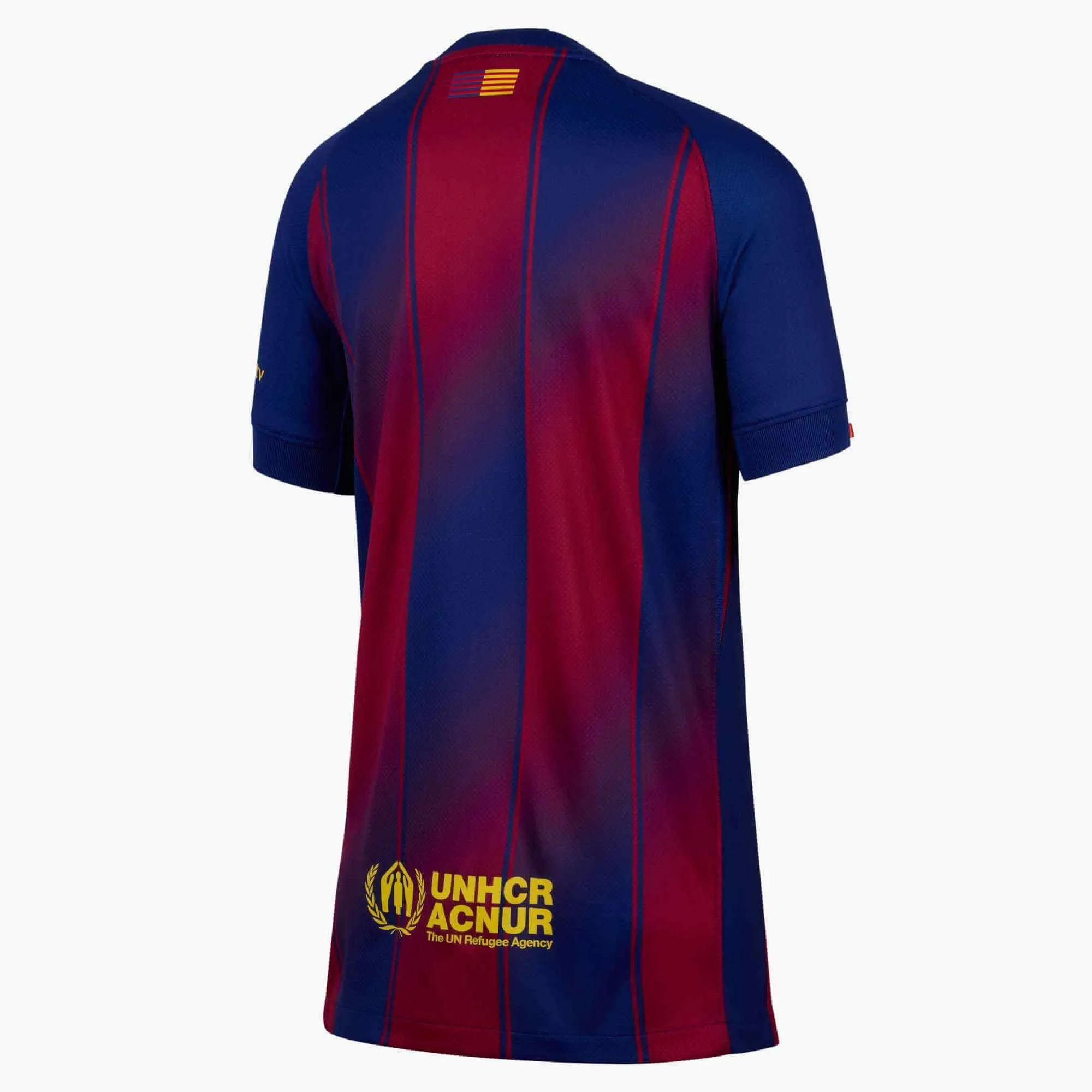 Nike 2025-26 Barcelona Youth Stadium Home Soccer Jersey (Back)