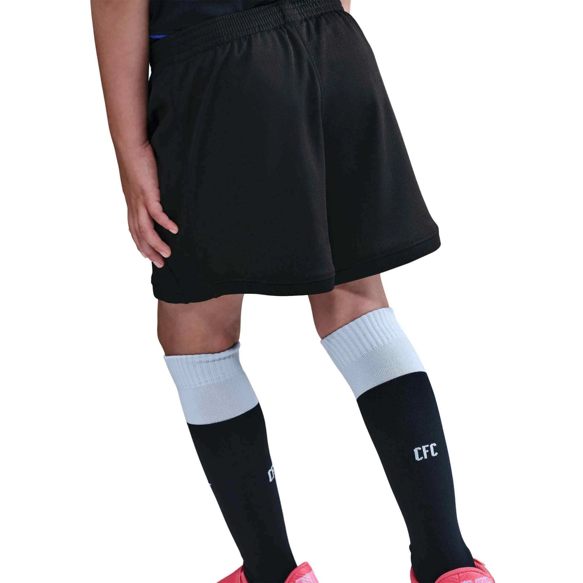 Nike 2025-26 Chelsea Little Kids' Stadium Third Kit (Shorts - Back)