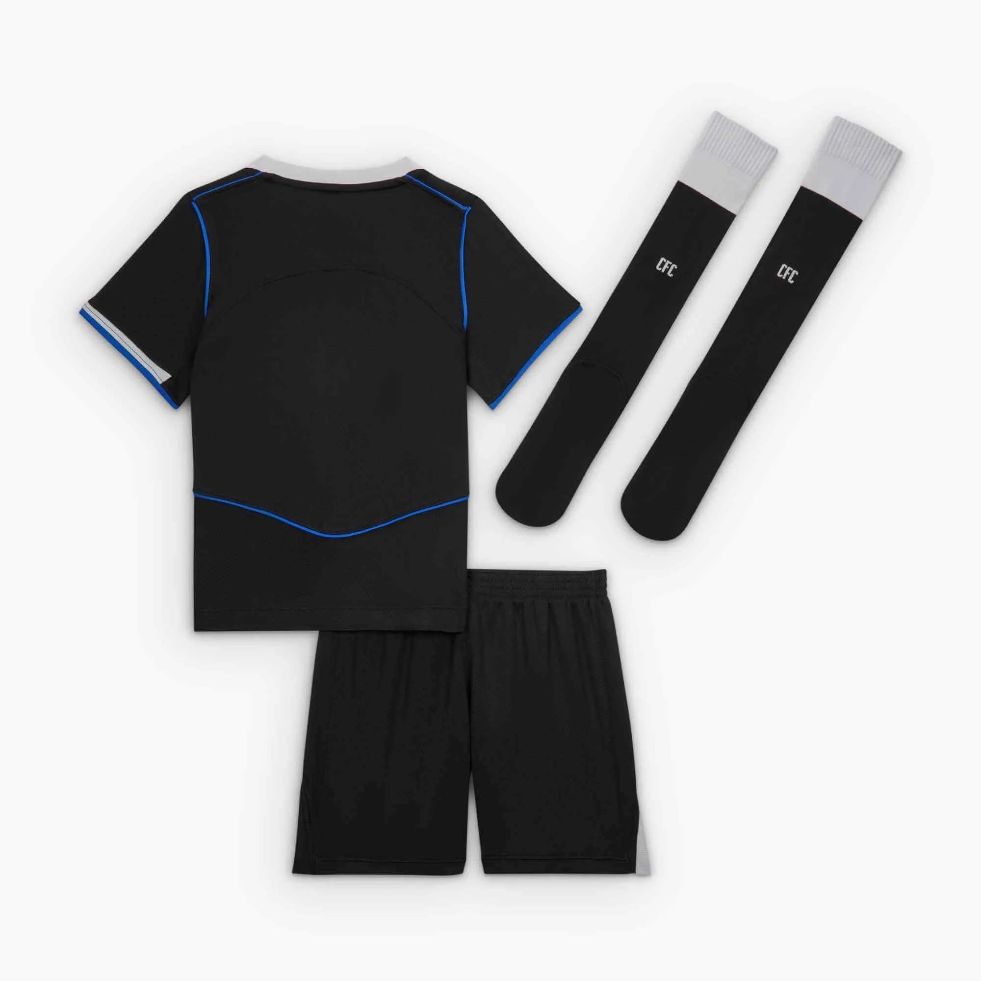 Nike 2025-26 Chelsea Little Kids' Stadium Third Kit (Set - Back)