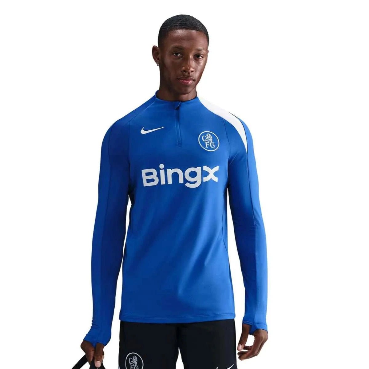 Nike 2025-26 Chelsea Men's DF Strike Drill Top Game Royal/Field Silver/Field Silver (Model - Front)