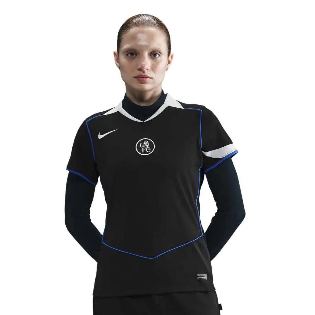 Nike 2025-26 Chelsea Women's Stadium Third Soccer Jersey (Model - Front)