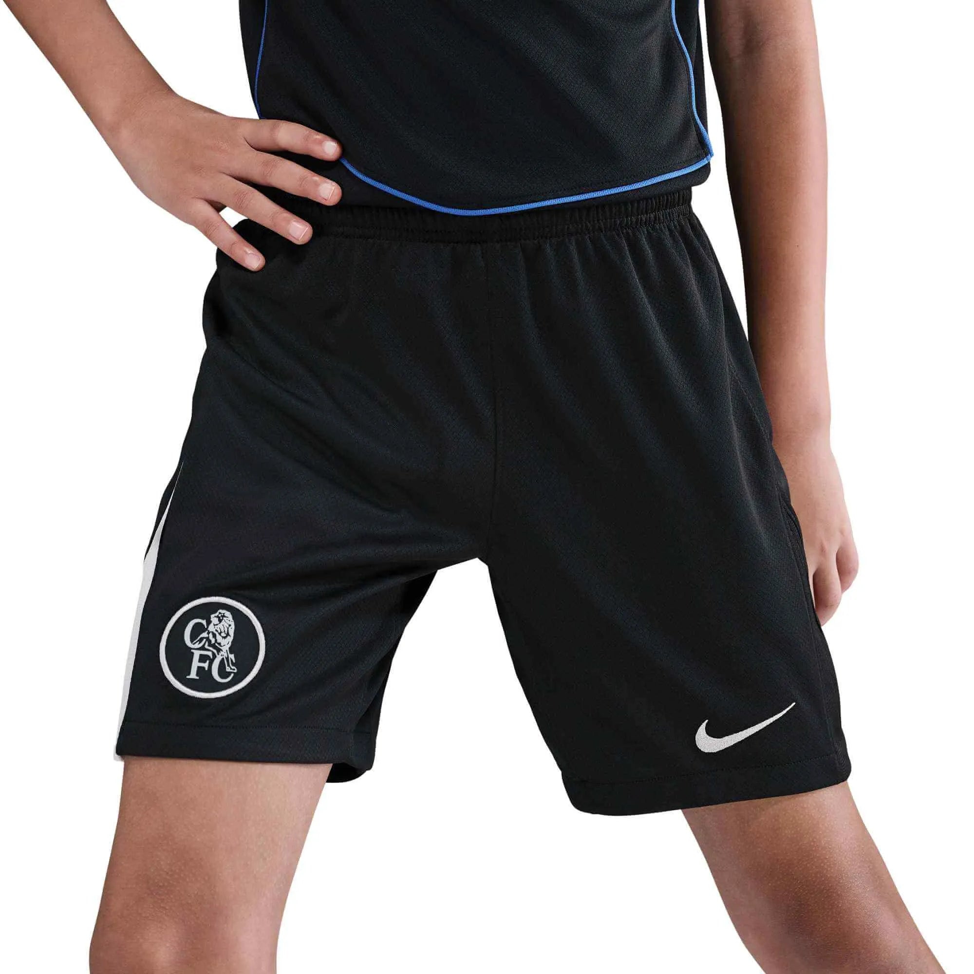 Nike 2025-26 Chelsea Youth Stadium Third Shorts (Front)