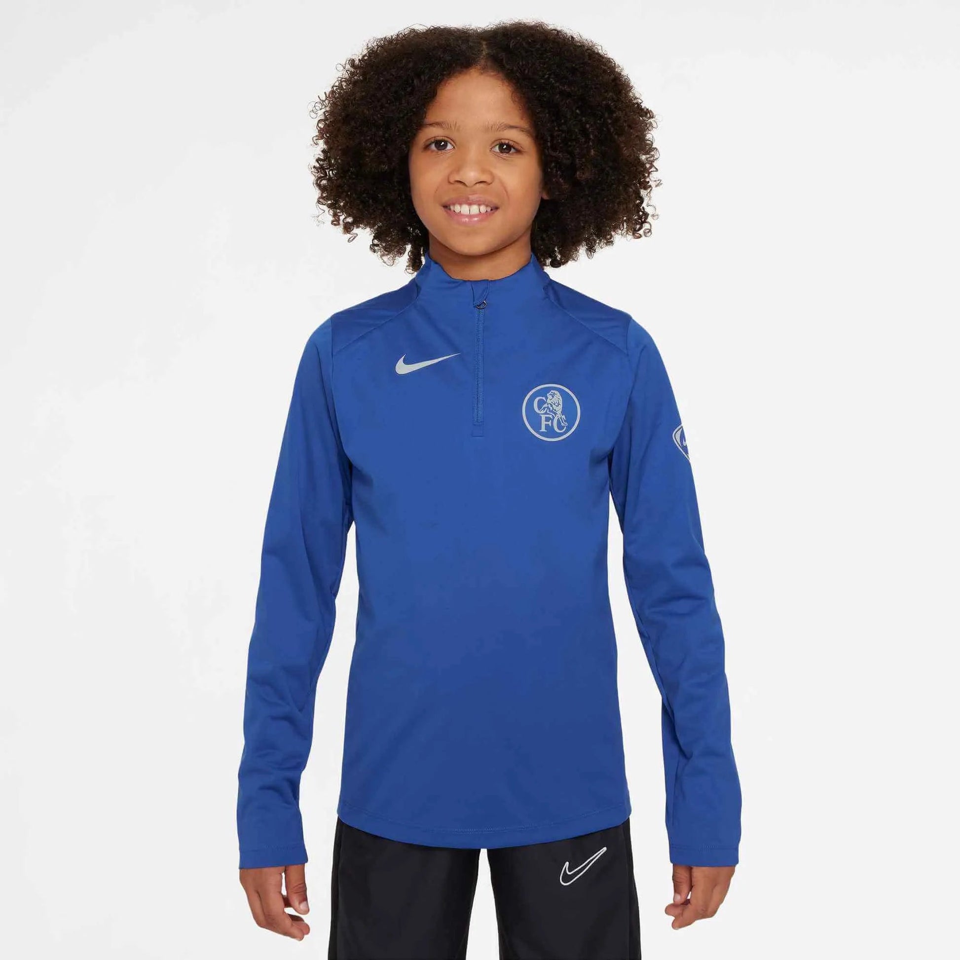 Nike 2025-26 Chelsea Youth Strike Drill Top (Model - Front)