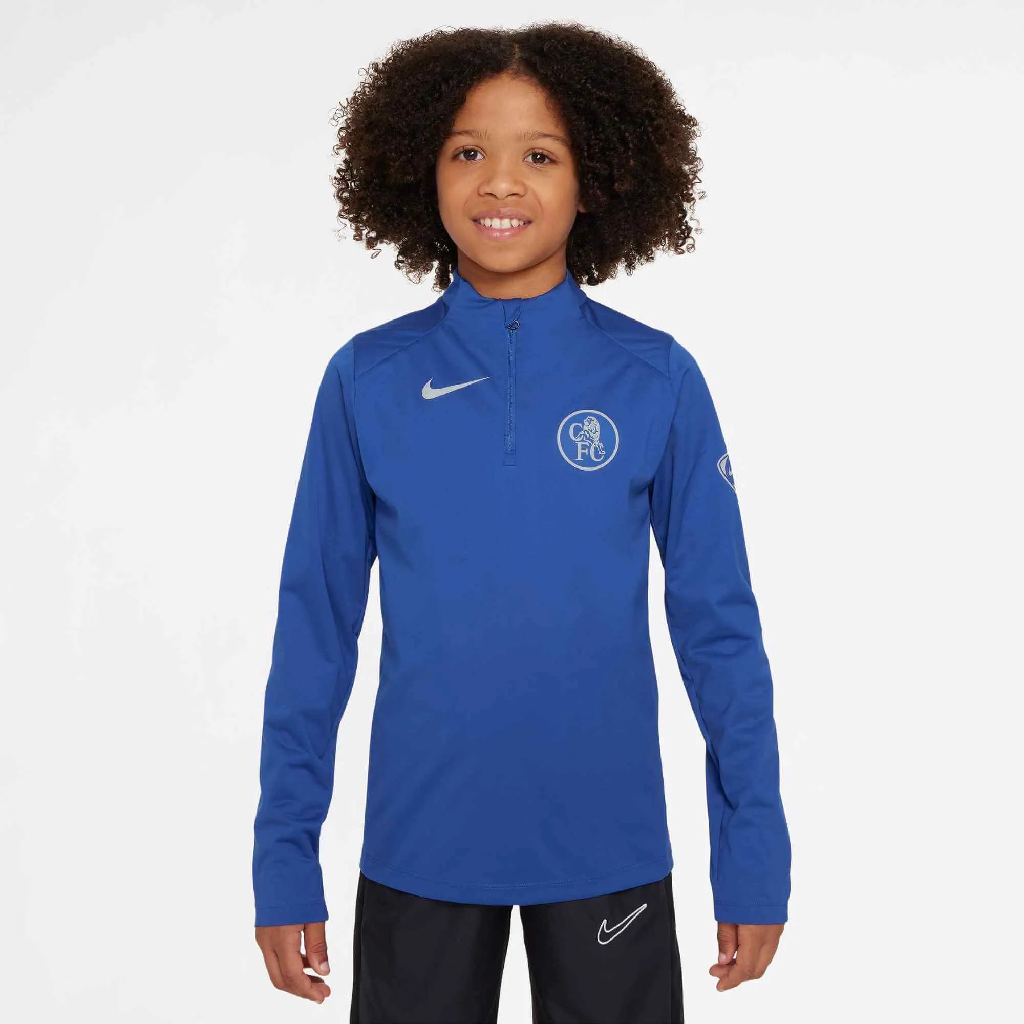 Nike 2025-26 Chelsea Youth Strike Drill Top (Model - Front)