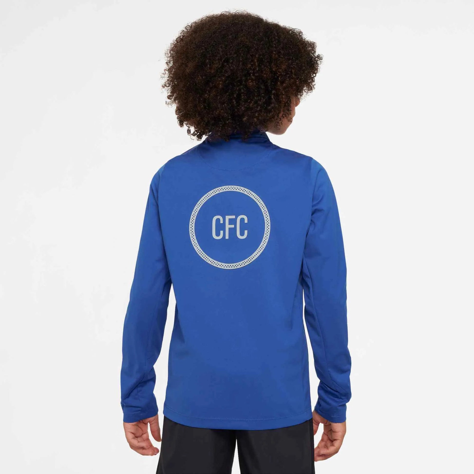 Nike 2025-26 Chelsea Youth Strike Drill Top (Model - Back)