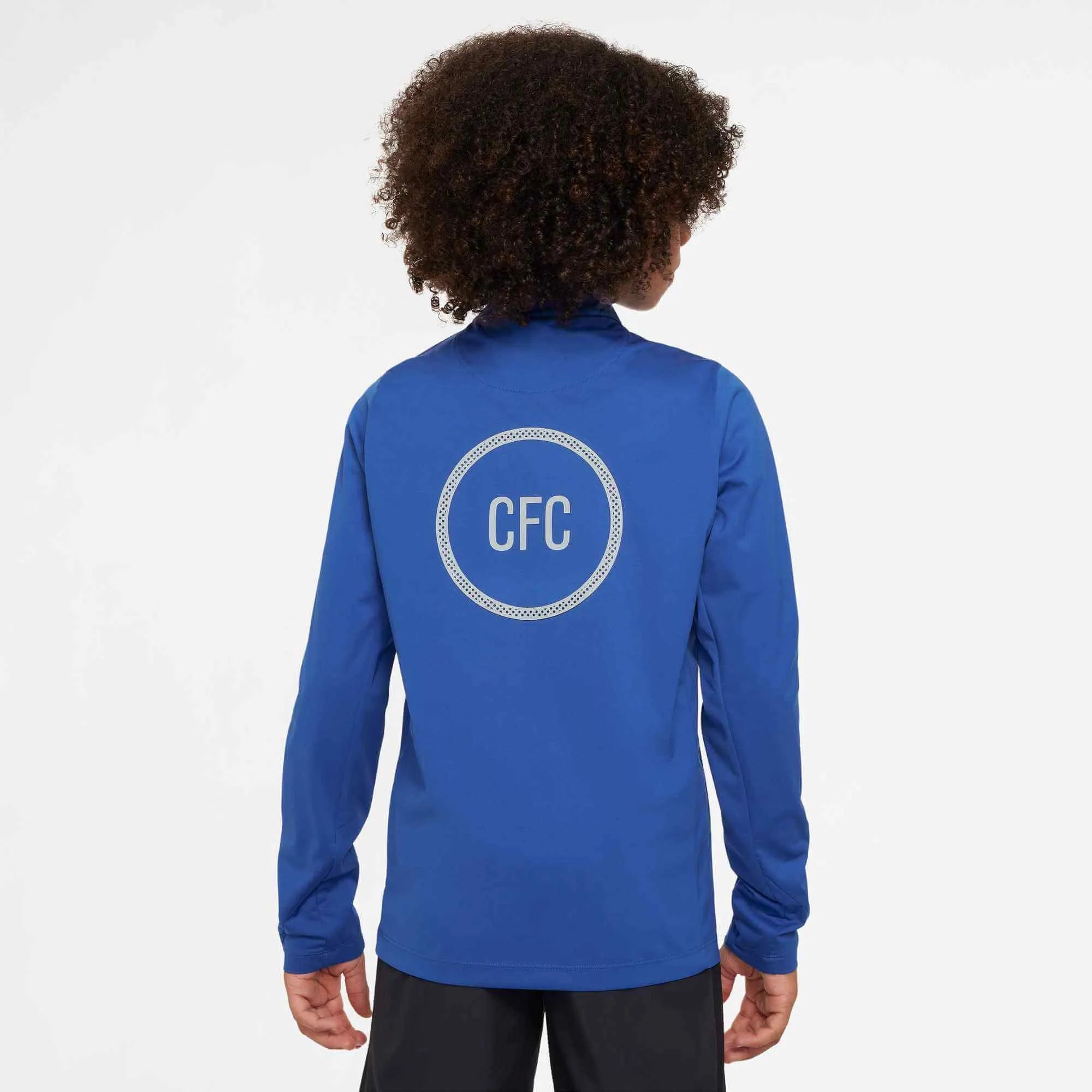 Nike 2025-26 Chelsea Youth Strike Drill Top (Model - Back)