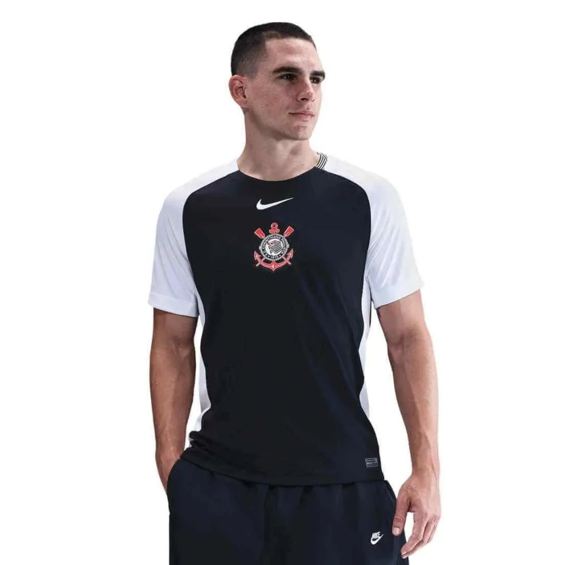 Nike 2025-26 Corinthians Men's Stadium Away Soccer Jersey (Model - Front)