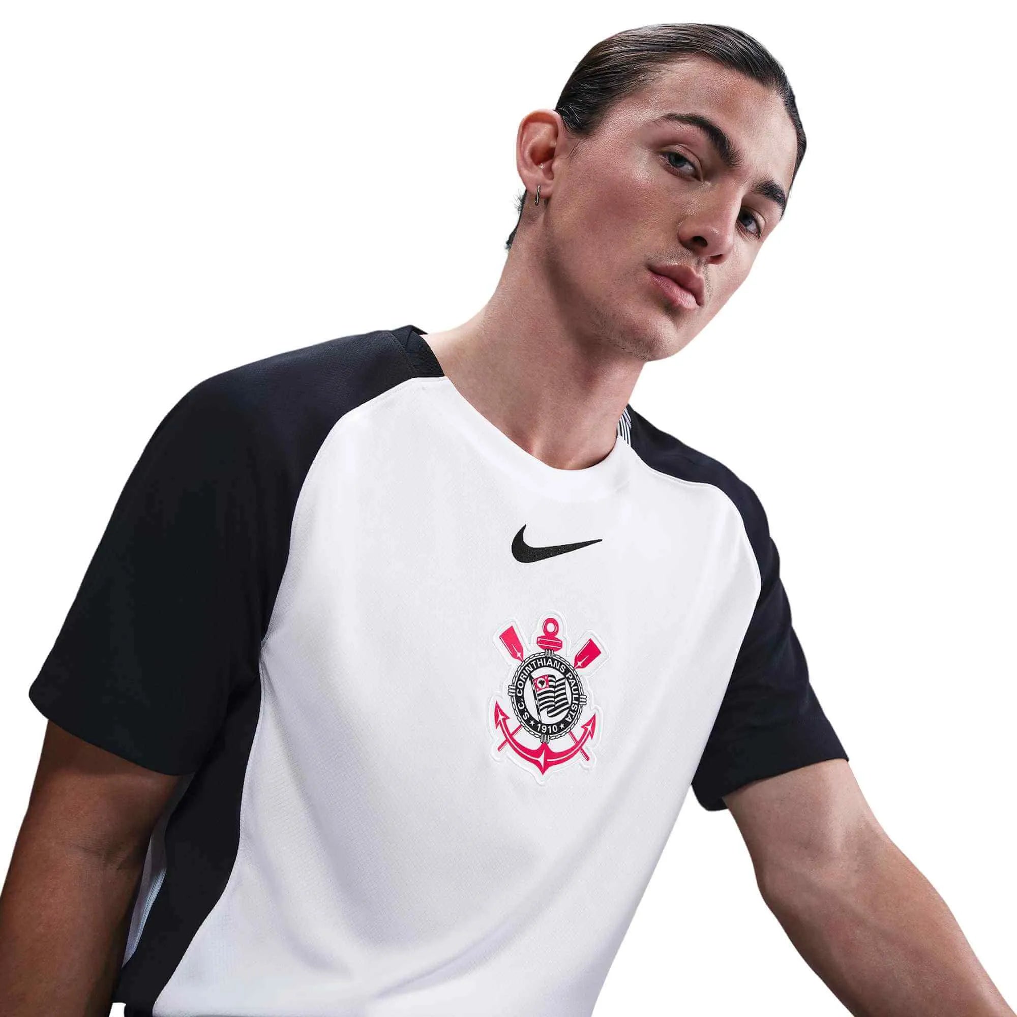 Nike 2025-26 Corinthians Men's Stadium Home Soccer Jersey (Detail 2)