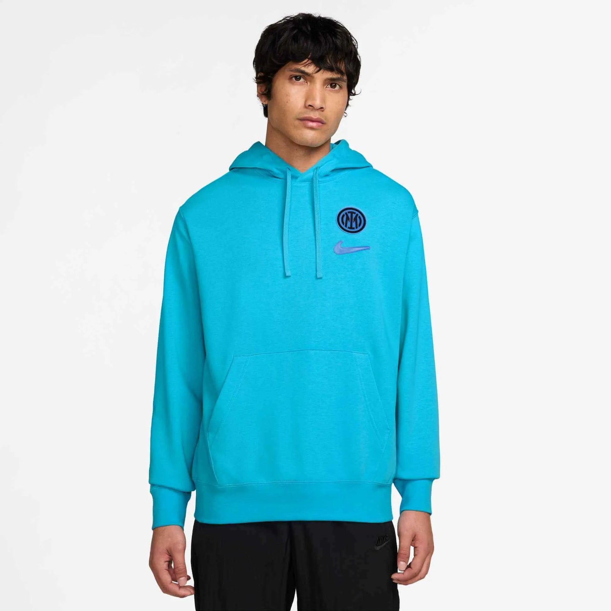 Nike 2025-26 Inter Milan Men's Club Pullover Hoodie (Model - Front)