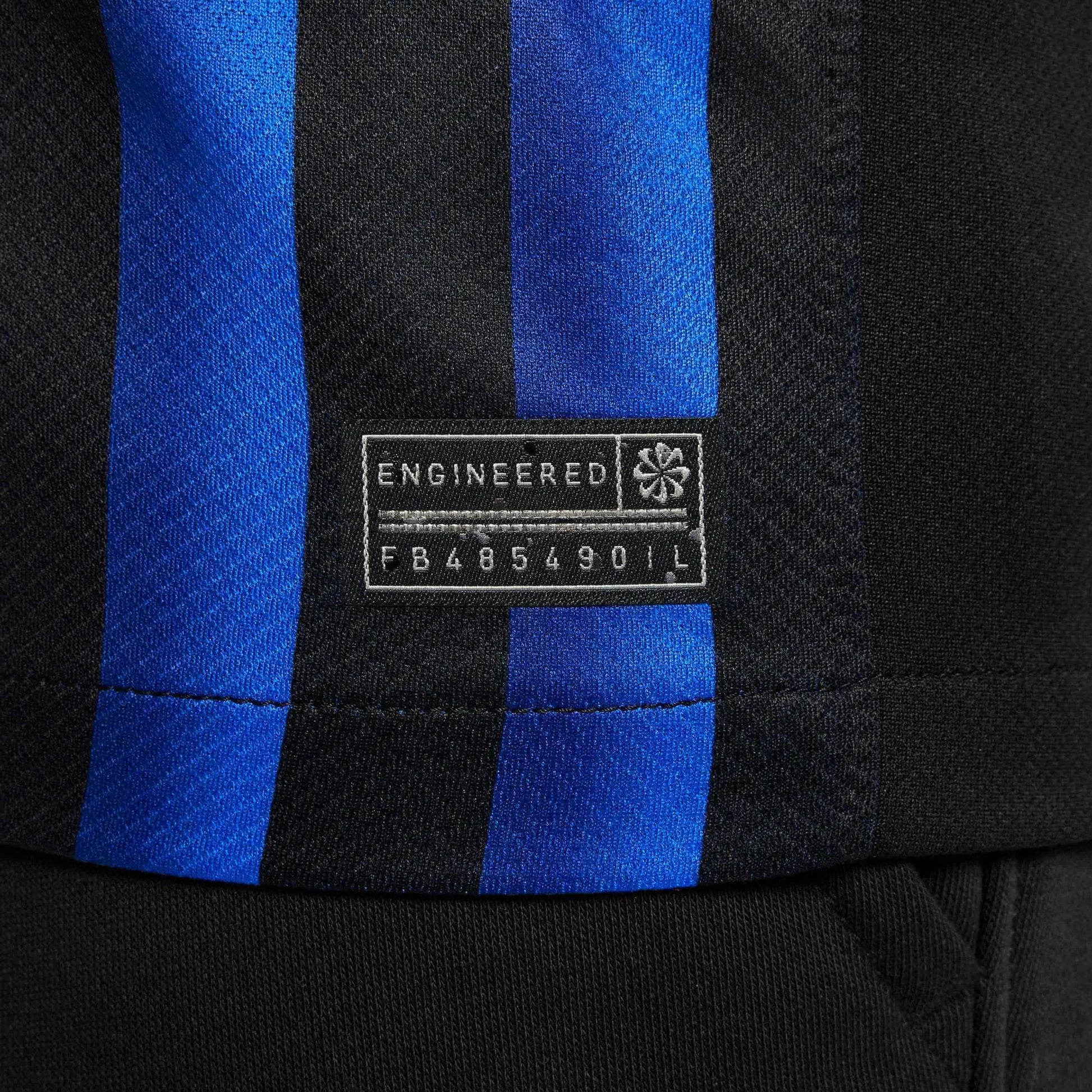 Nike 2025-26 Inter Milan Youth Stadium Home Soccer Jersey (Detail 6)