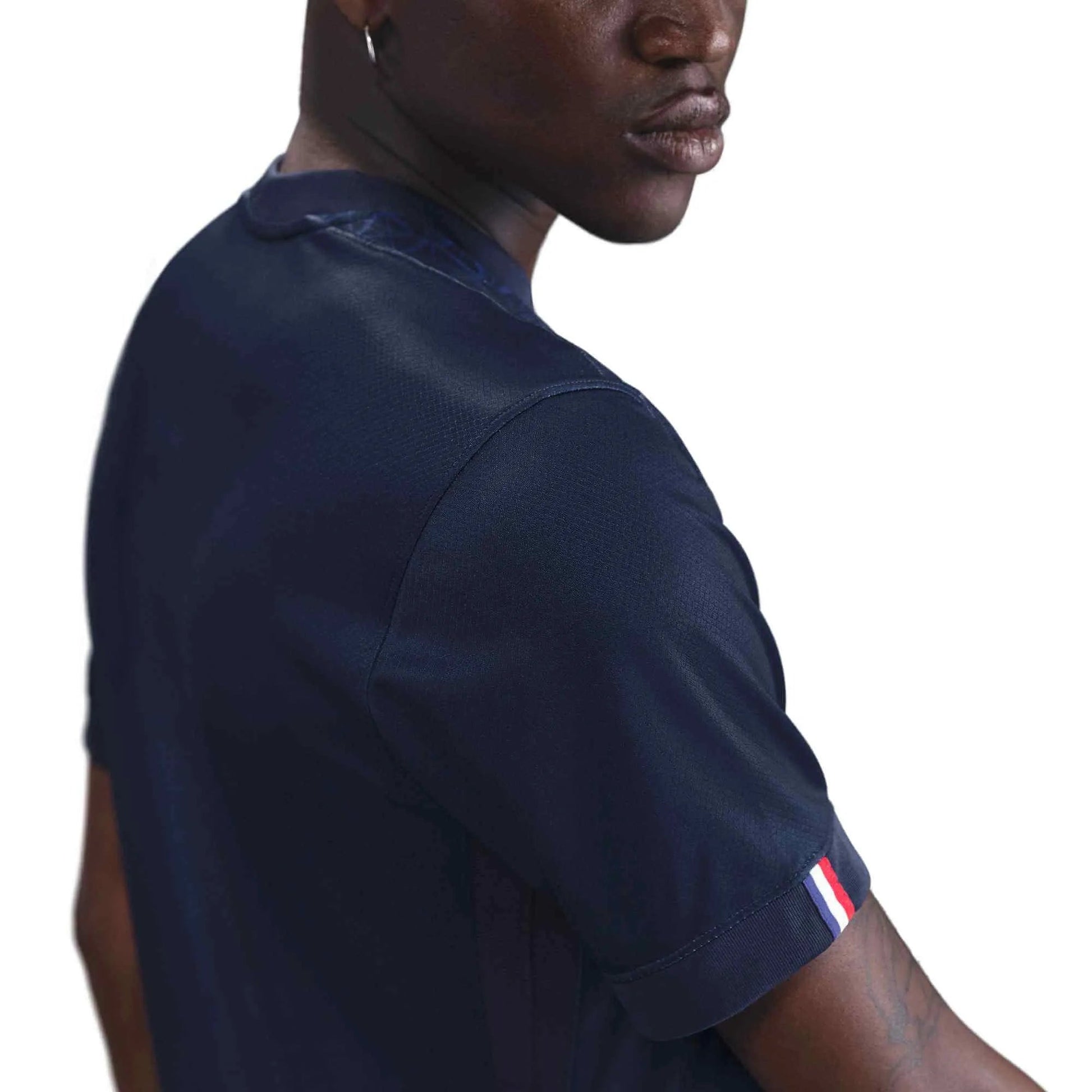 Nike 2025-26 PSG Men's Stadium Home Soccer Jersey (Detail 3)