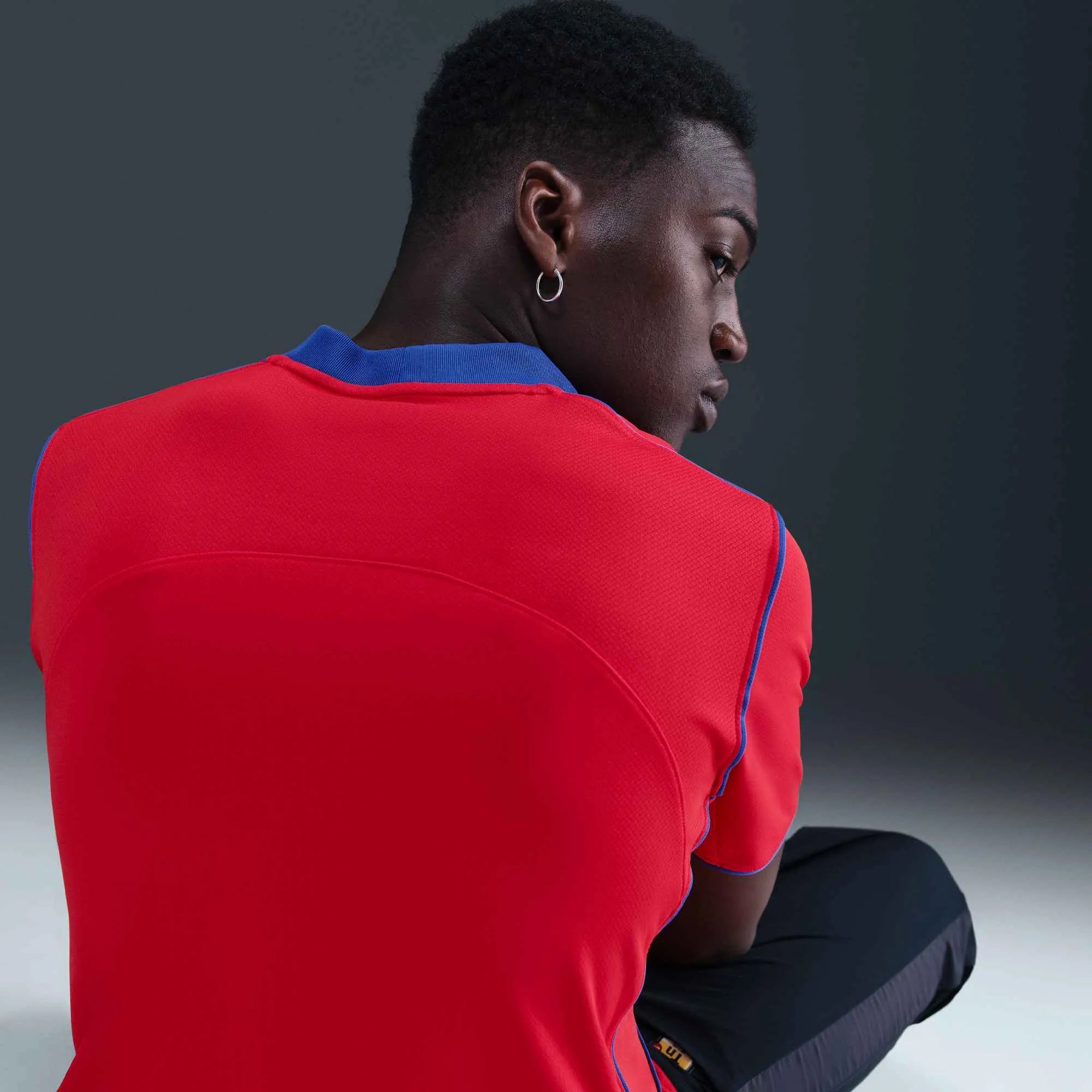 Nike 2025-26 PSG Men's Stadium Third Soccer Jersey (Detail 3)