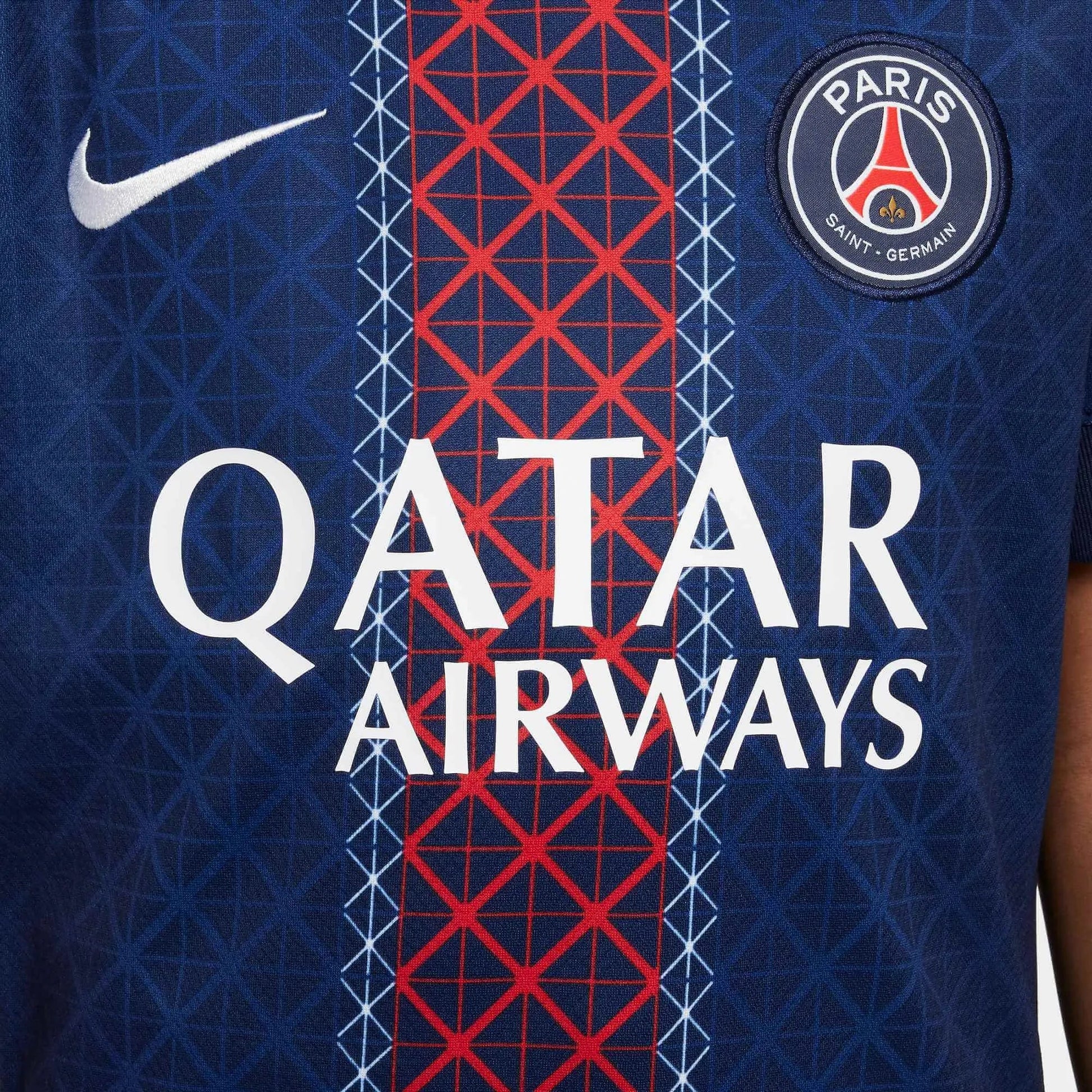 Nike 2025-26 PSG Youth Stadium Home Soccer Jersey (Detail 2)