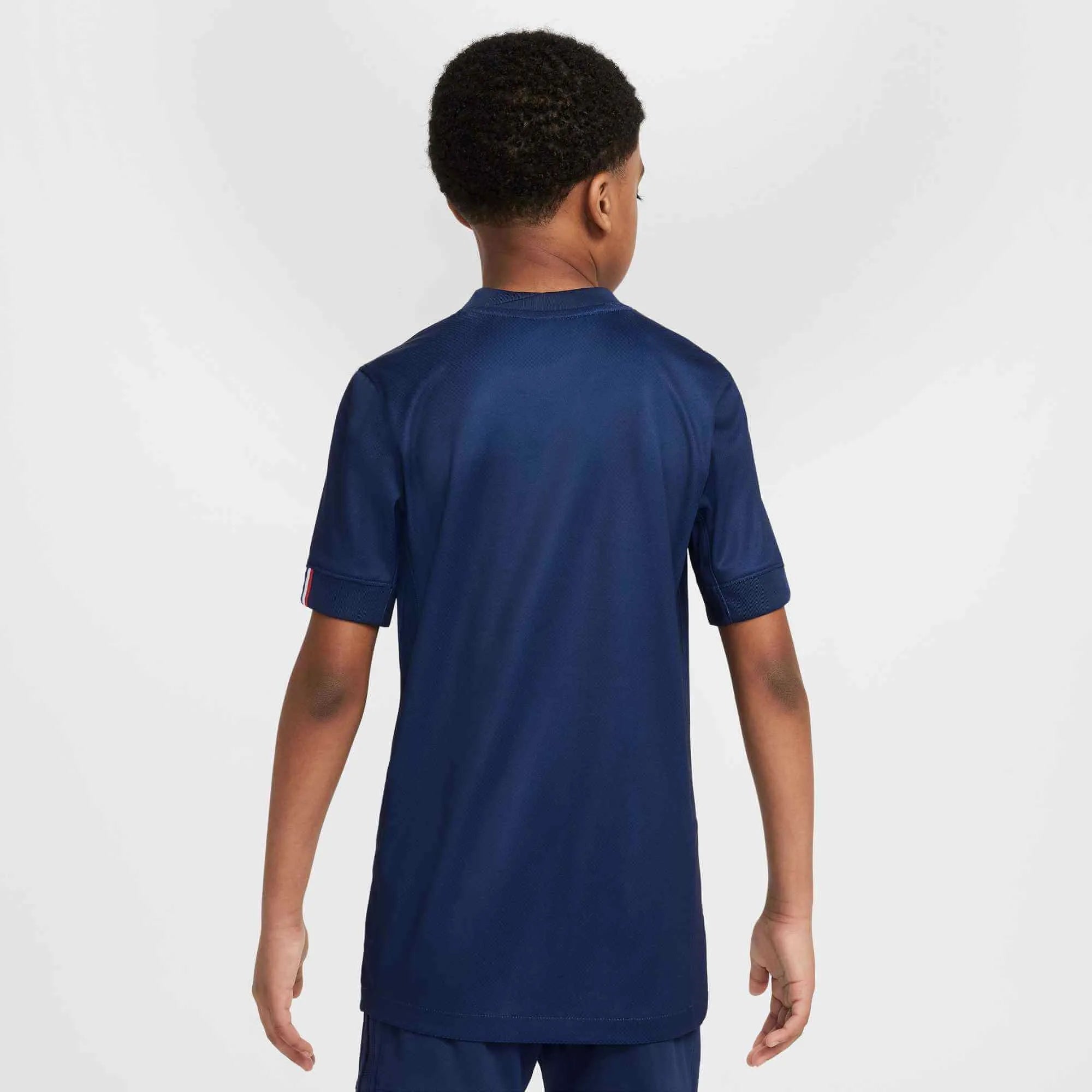 Nike 2025-26 PSG Youth Stadium Home Soccer Jersey (Model - Back)