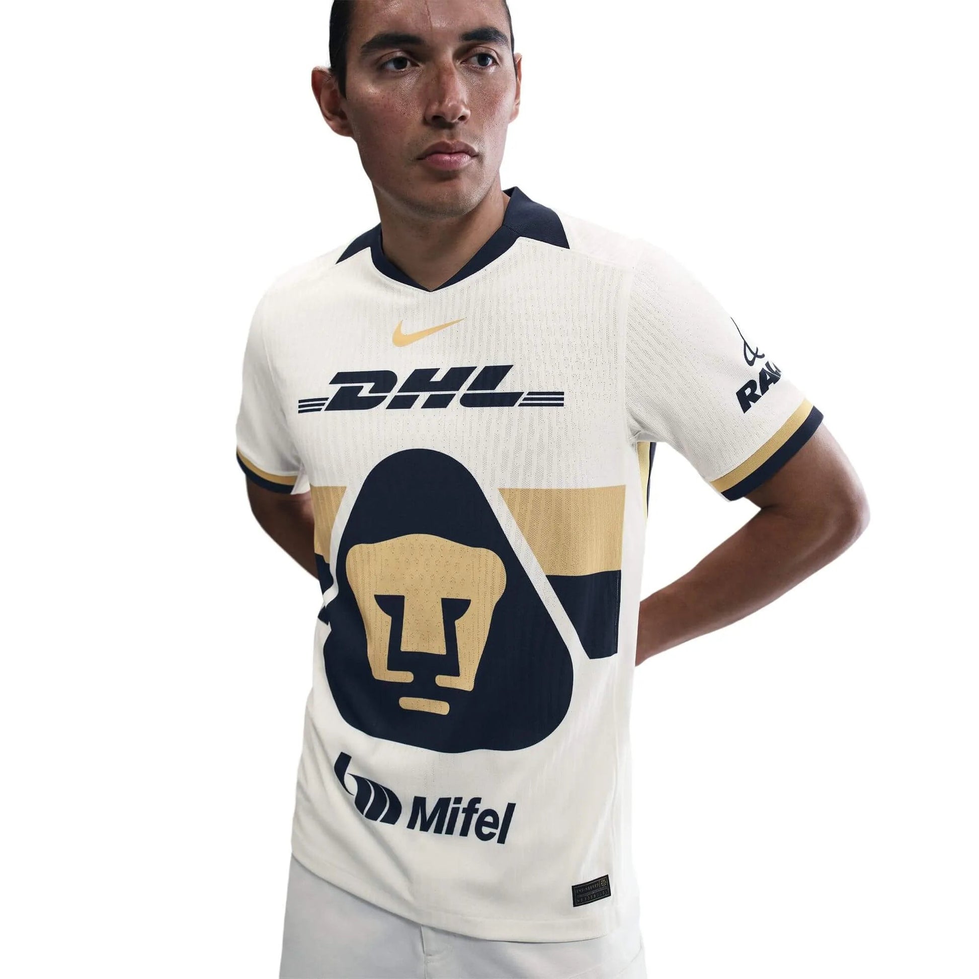 Nike 2025-26 Pumas Men's Authentic Home Soccer Jersey (Front)