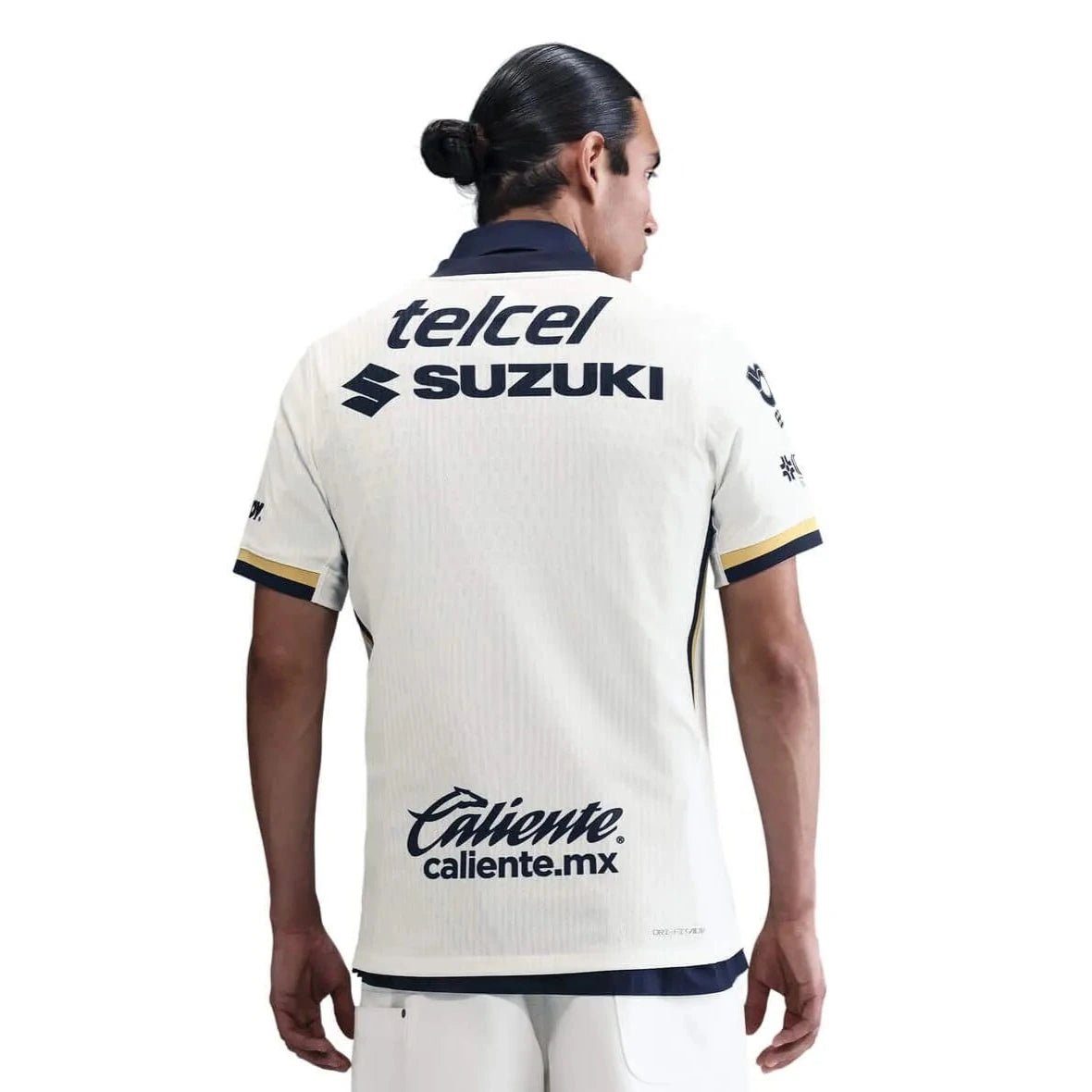 Nike 2025-26 Pumas Men's Authentic Home Soccer Jersey (Model - Back)