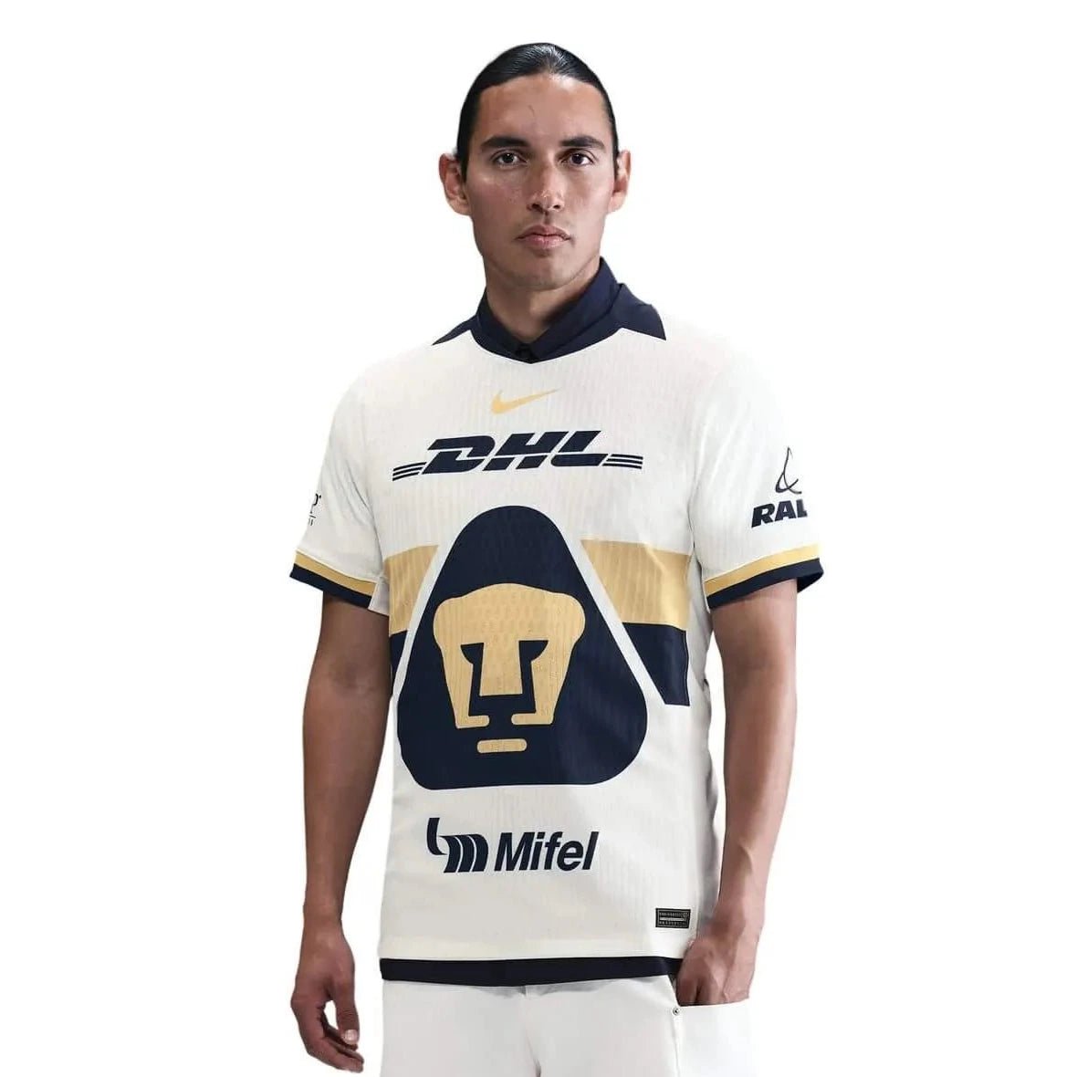 Nike 2025-26 Pumas Men's Authentic Home Soccer Jersey (Model - Front)