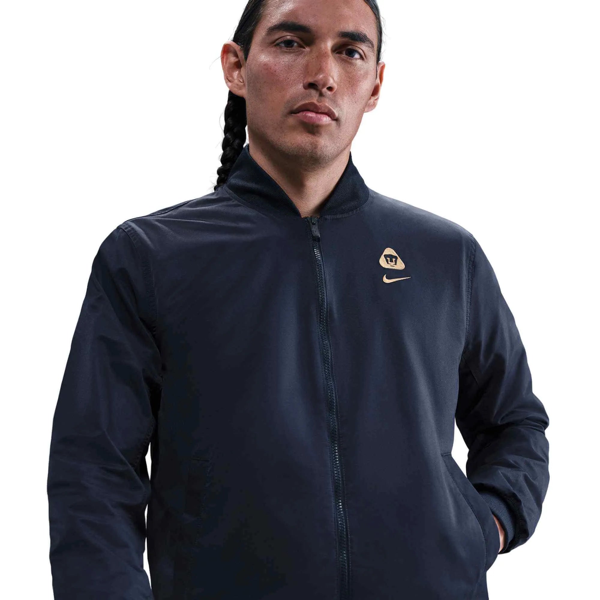 Nike 2025-26 Pumas Men's Club Woven Bomber Jacket (Detail 1)