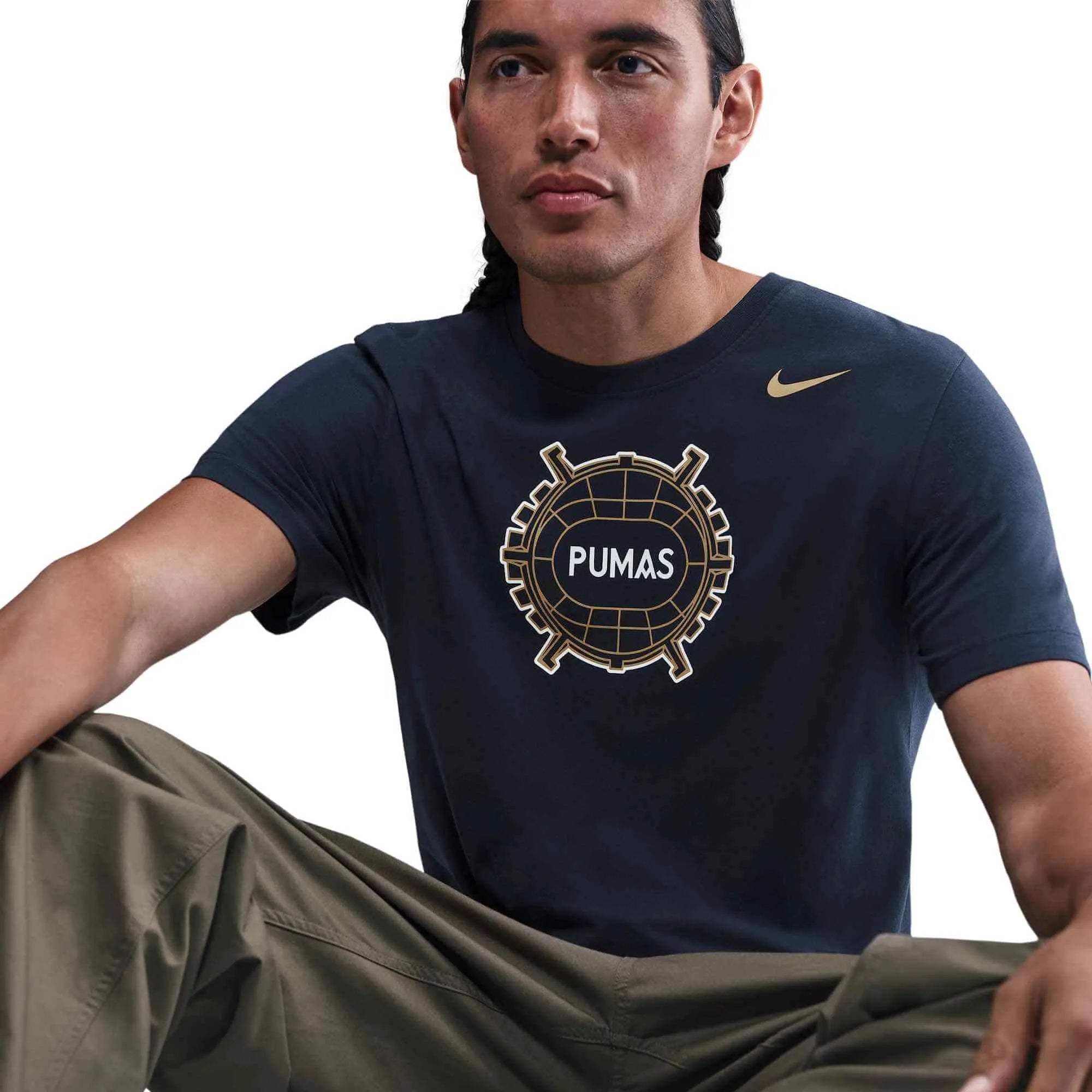 Nike 2025-26 Pumas Men's Estadio Tee (Detail 2)