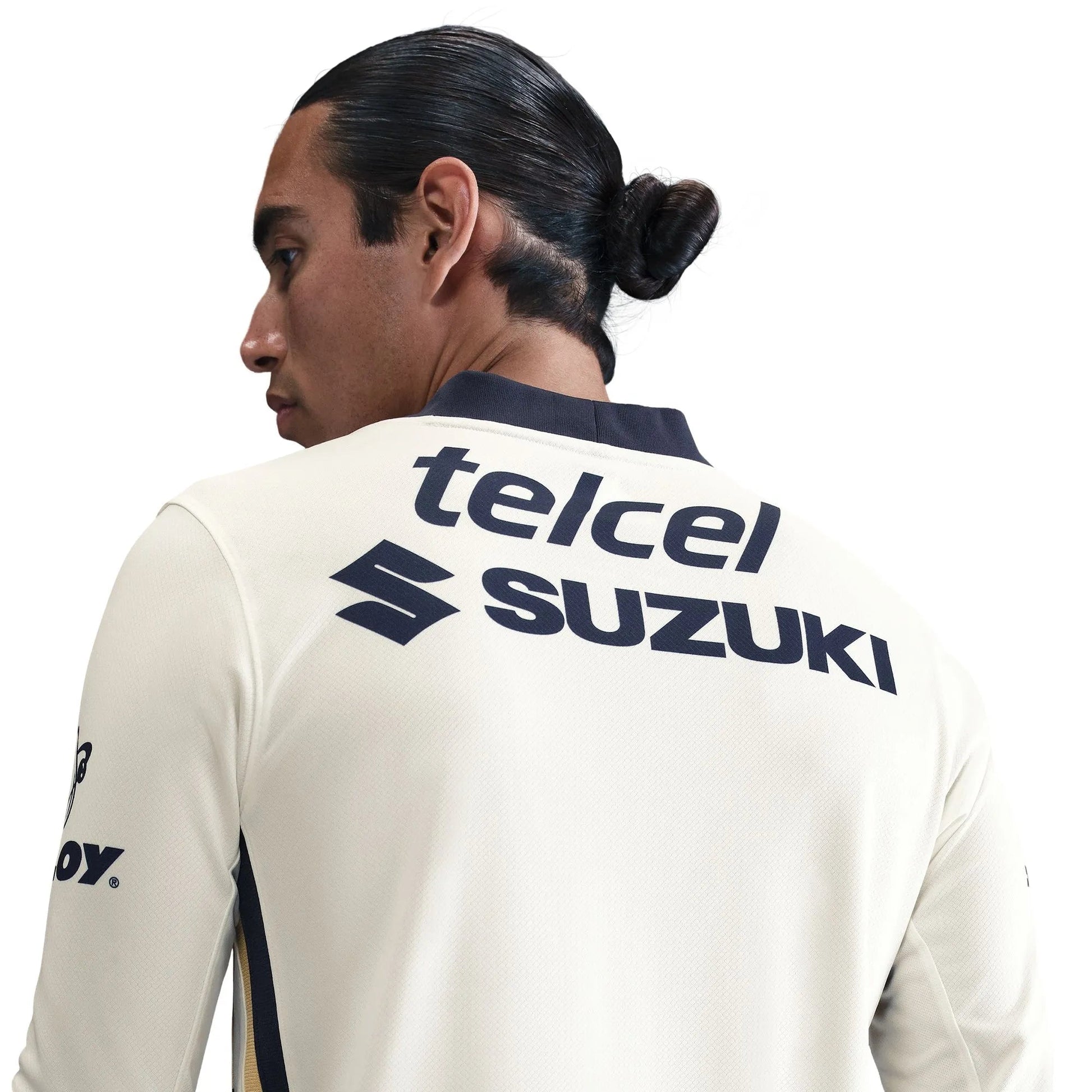 Nike 2025-26 Pumas Men's Stadium Home Long-Sleeve Soccer Jersey (Detail 2)