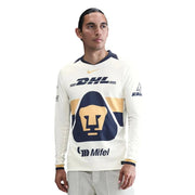 Nike 2025-26 Pumas Men's Stadium Home Long-Sleeve Soccer Jersey (Model - Front)