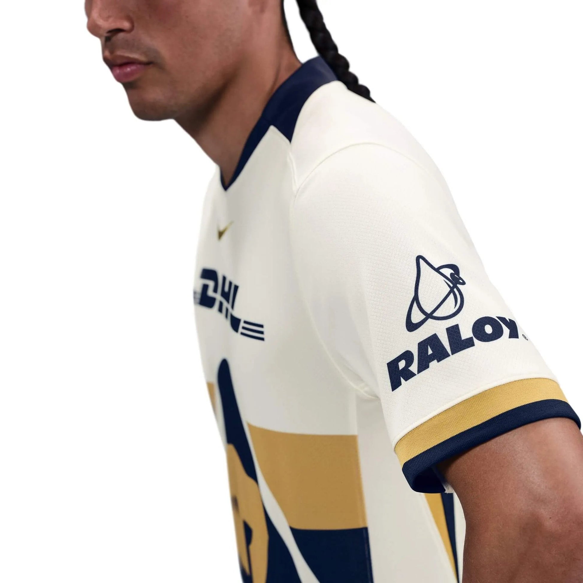 Nike 2025-26 Pumas Men's Stadium Home Soccer Jersey (Detail 4)