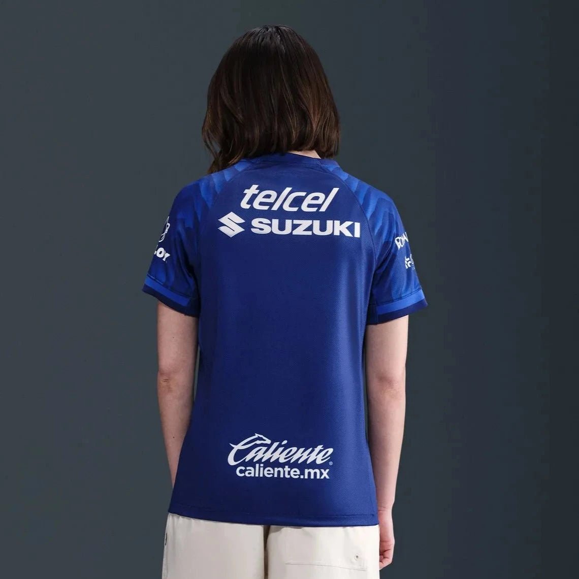 Nike 2025-26 Pumas Women's Stadium Away Soccer Jersey (Model - Back)