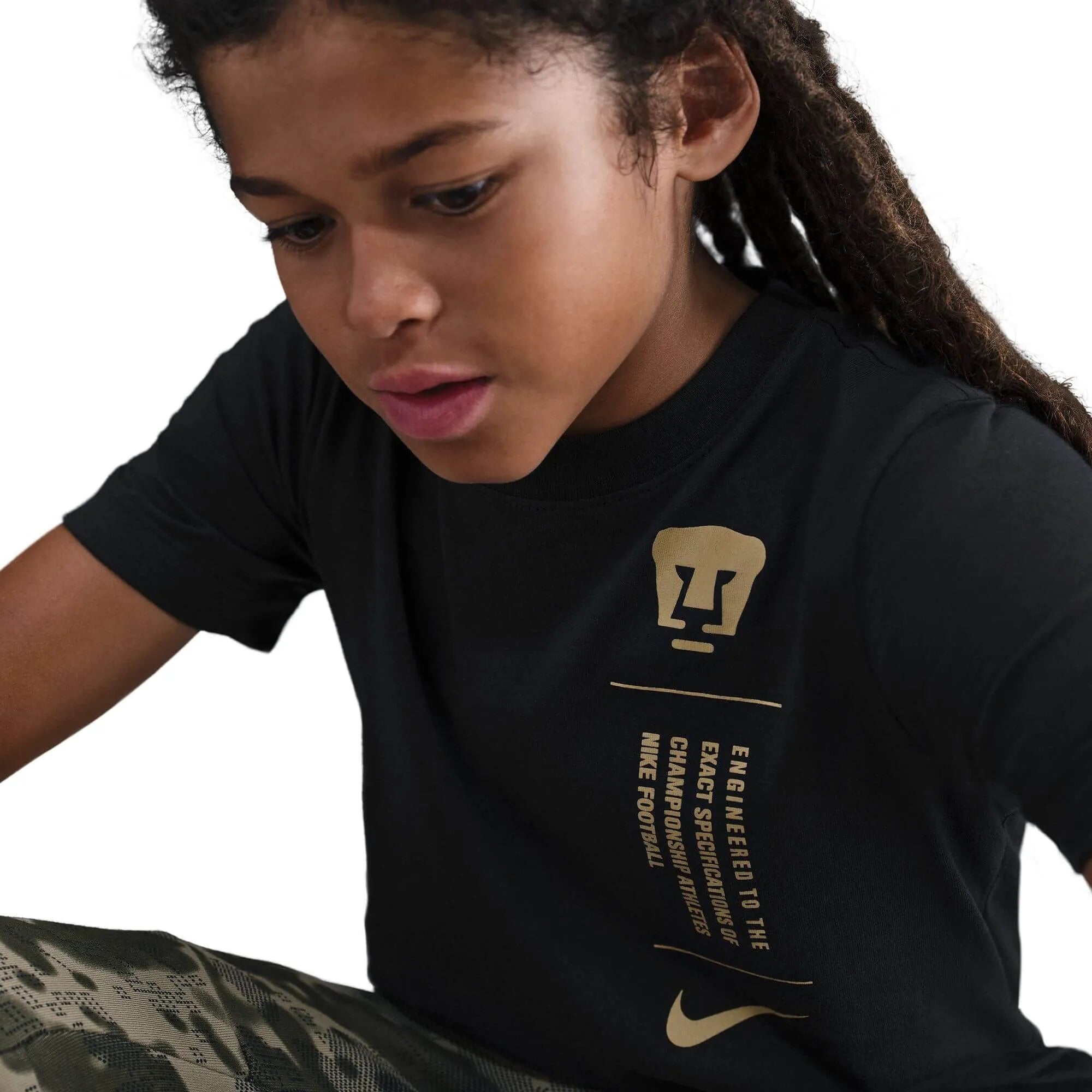 Nike 2025-26 Pumas Youth Football Tee (Detail 2)