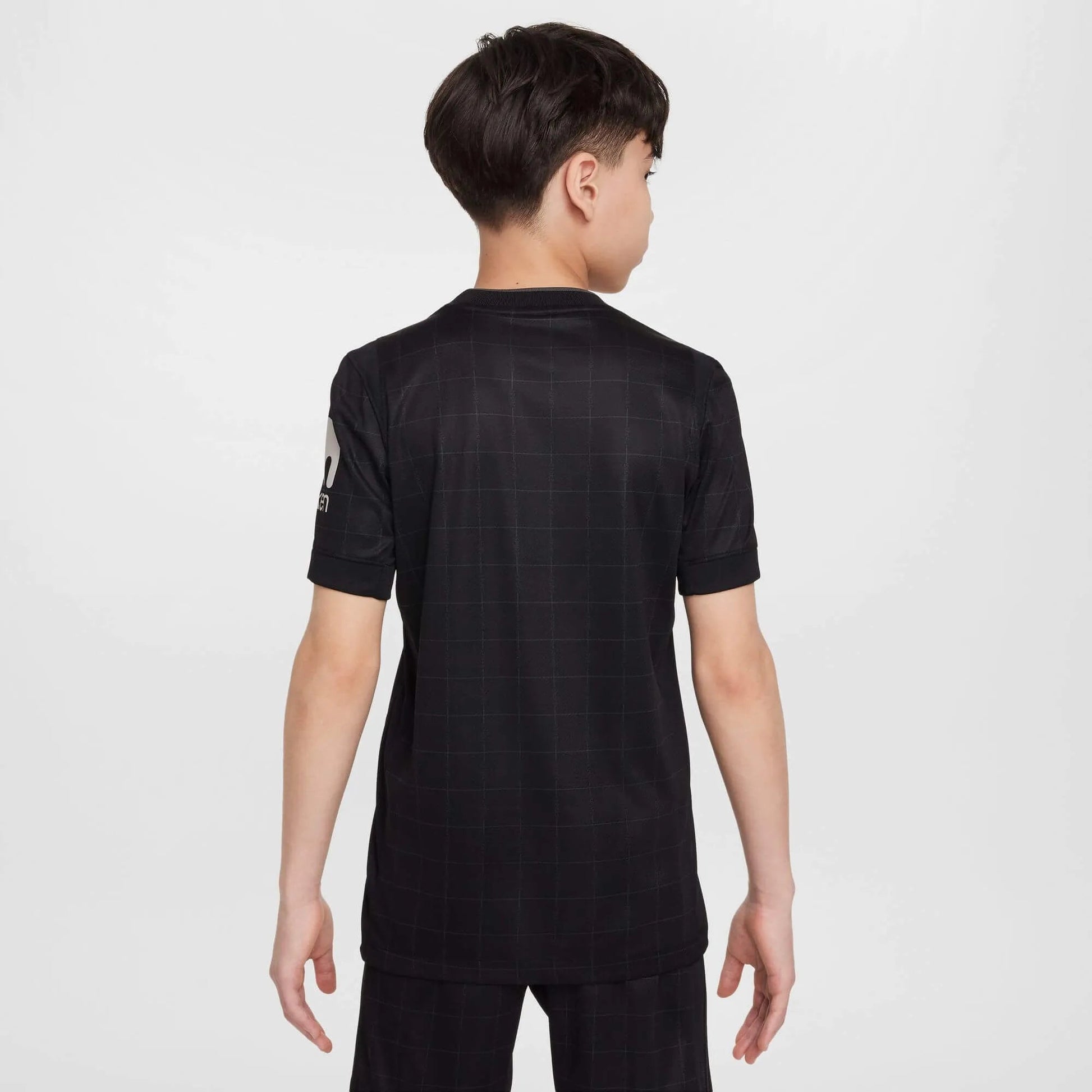 Nike 2025-26 Tottenham Youth Stadium Away Soccer Jersey (Model - Back)