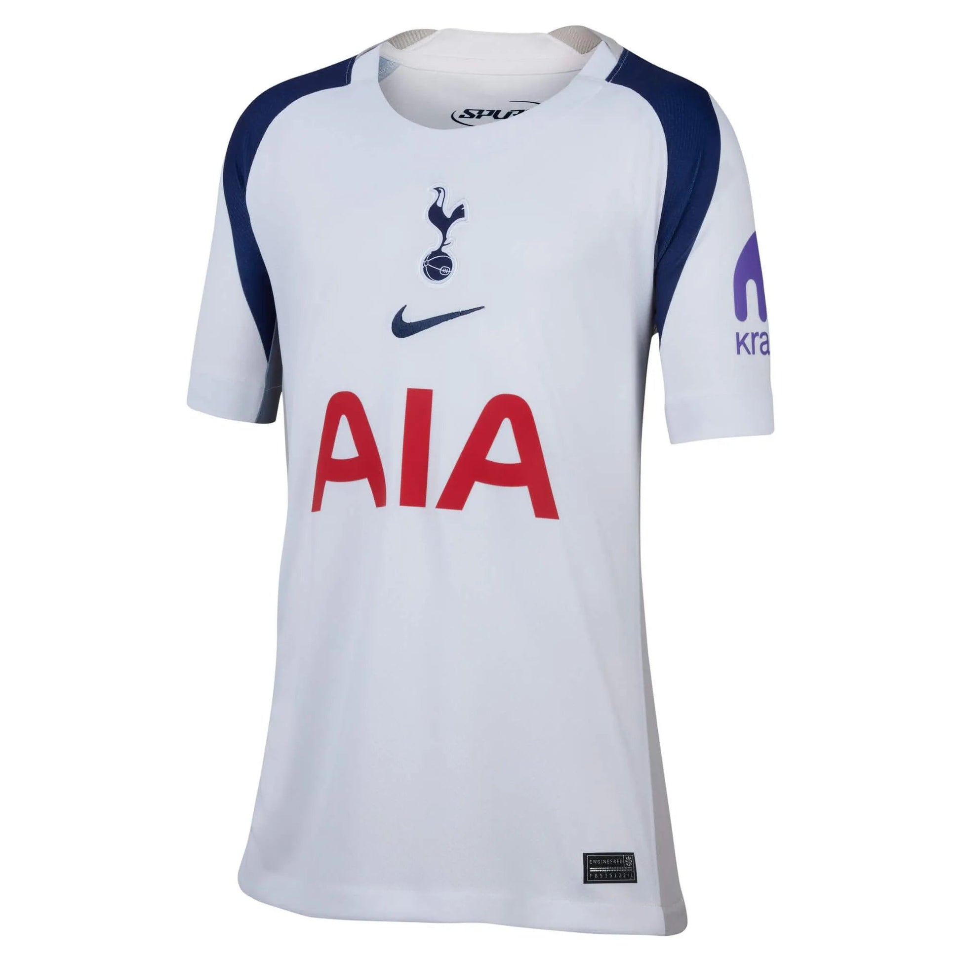 Nike 2025-26 Tottenham Youth Stadium Home Soccer Jersey (Front)