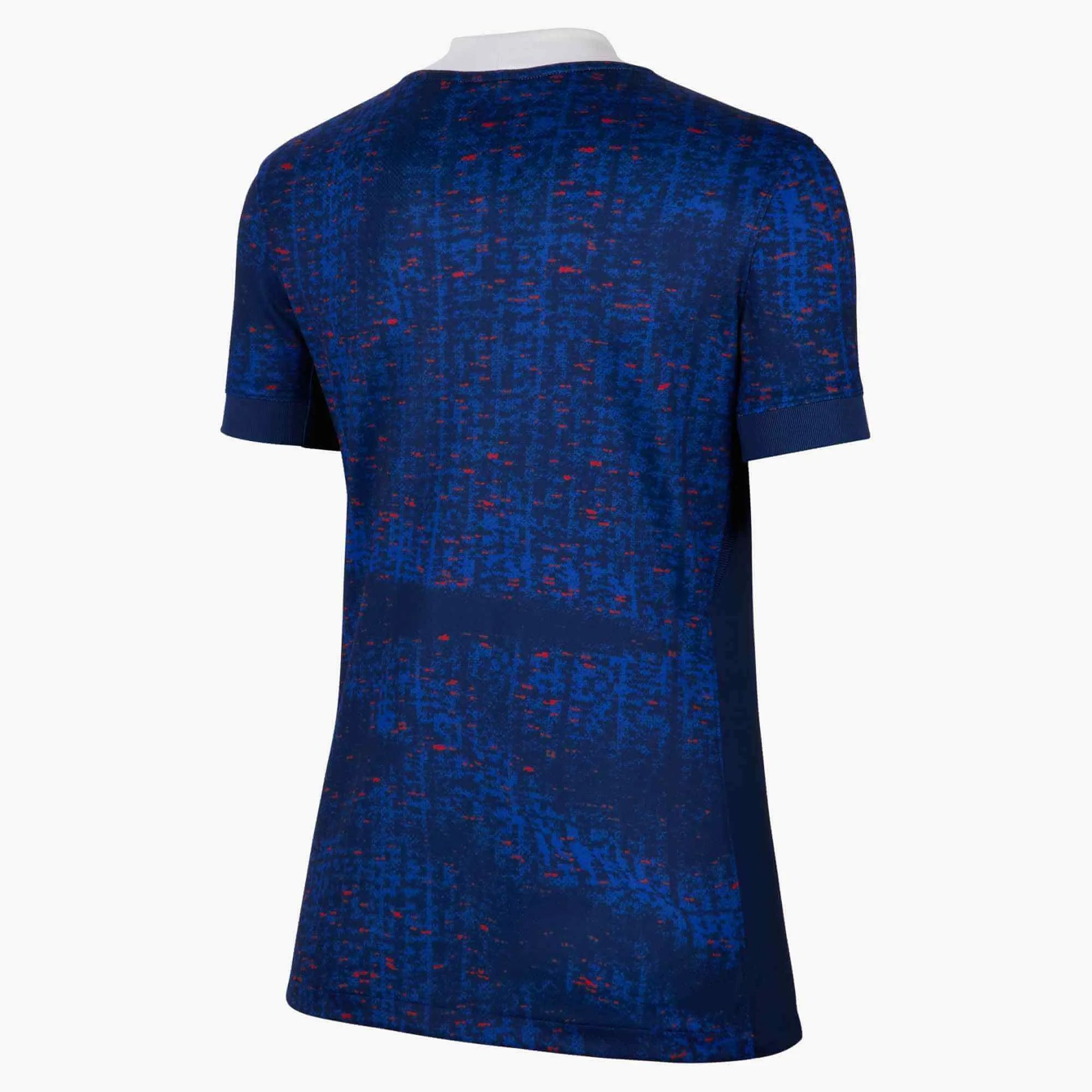 Nike 2025 France Women's Stadium Home Soccer Jersey (Back)