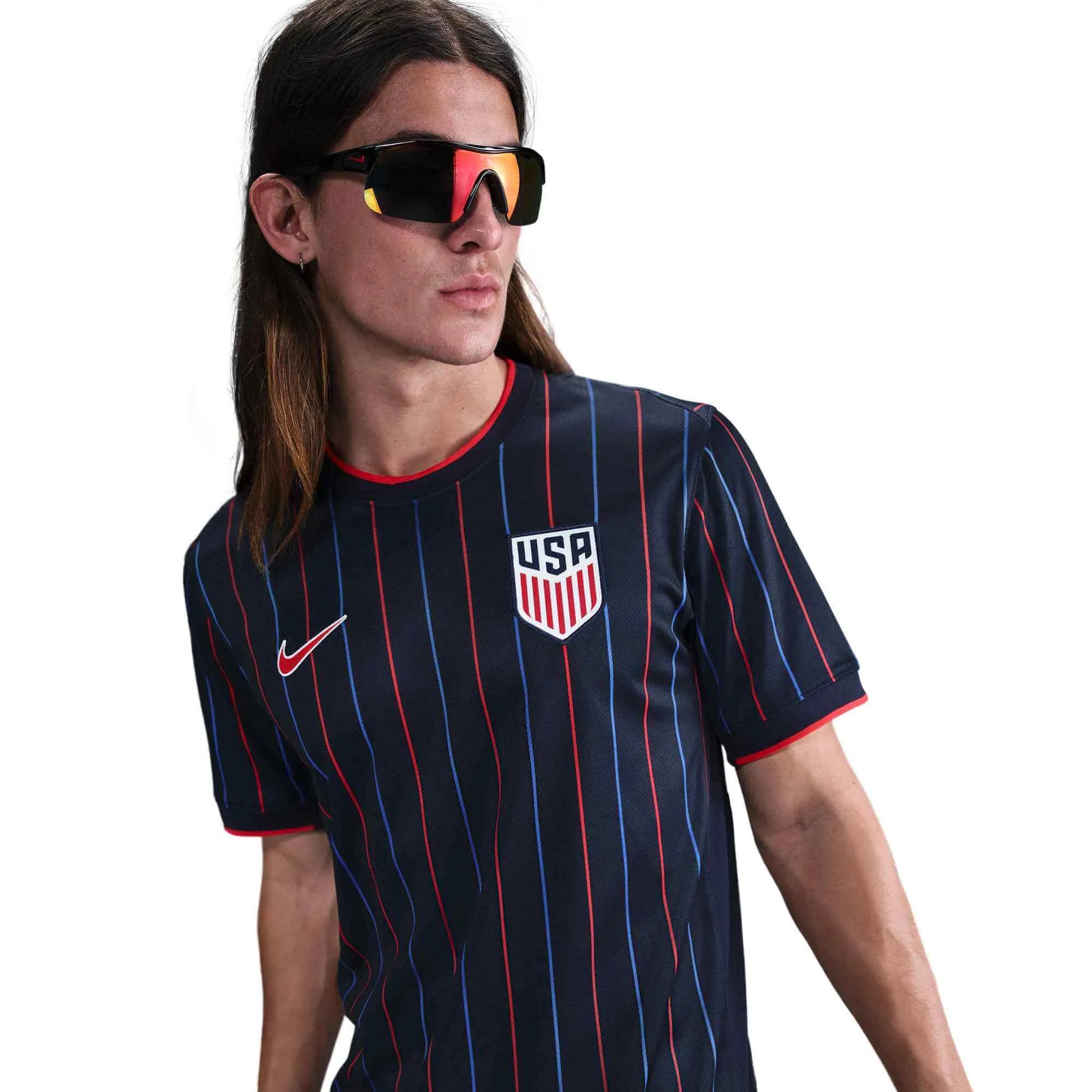 Nike 2025 USA Men's Stadium Away Soccer Jersey (Detail 1)