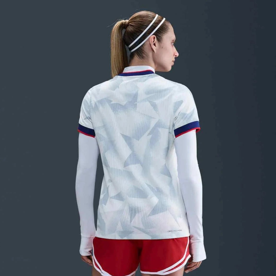 Nike 2025 USA Women's 4-Star Authentic Home Soccer Jersey (Model - Back)