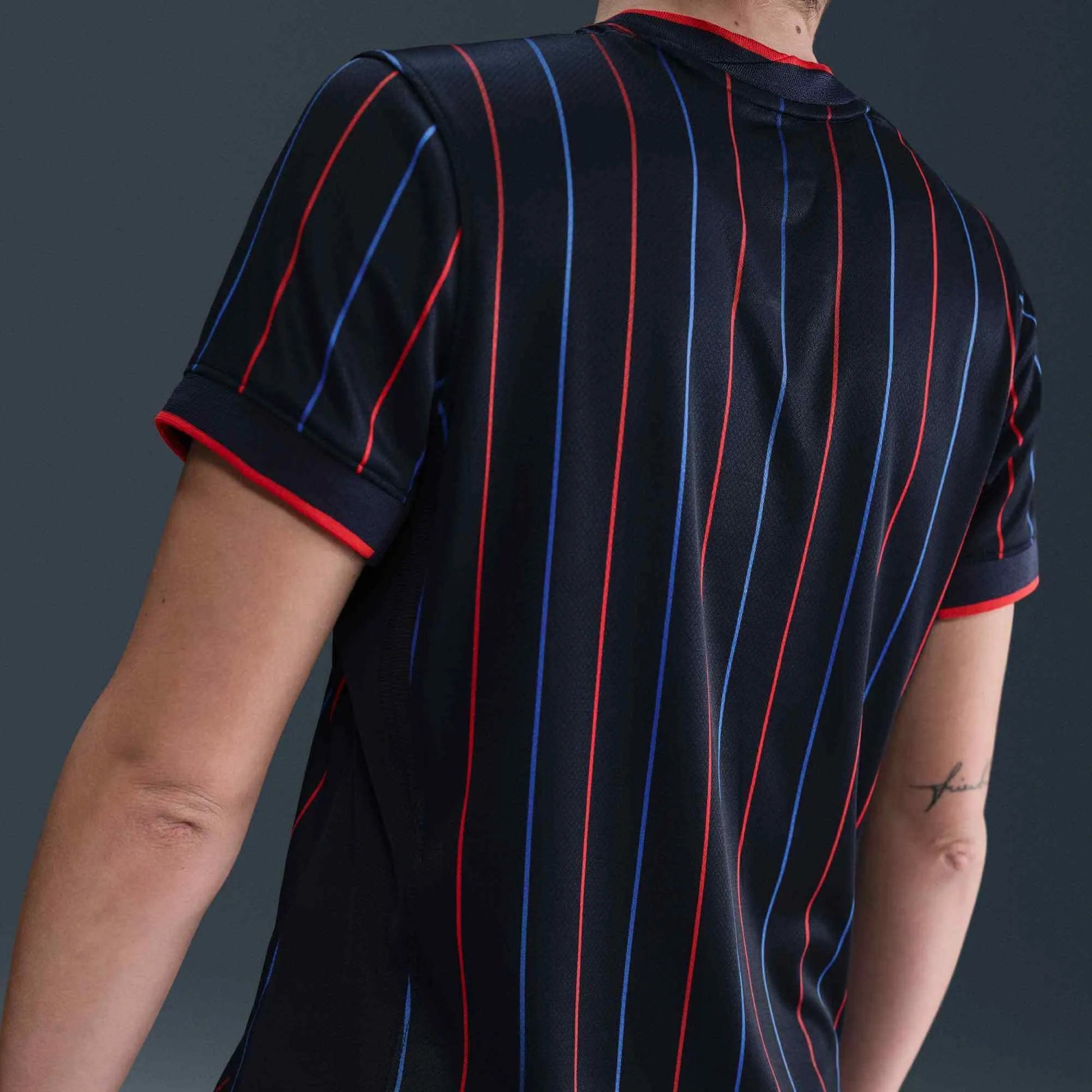 Nike 2025 USA Women's 4-Star Stadium Away Soccer Jersey (Back)