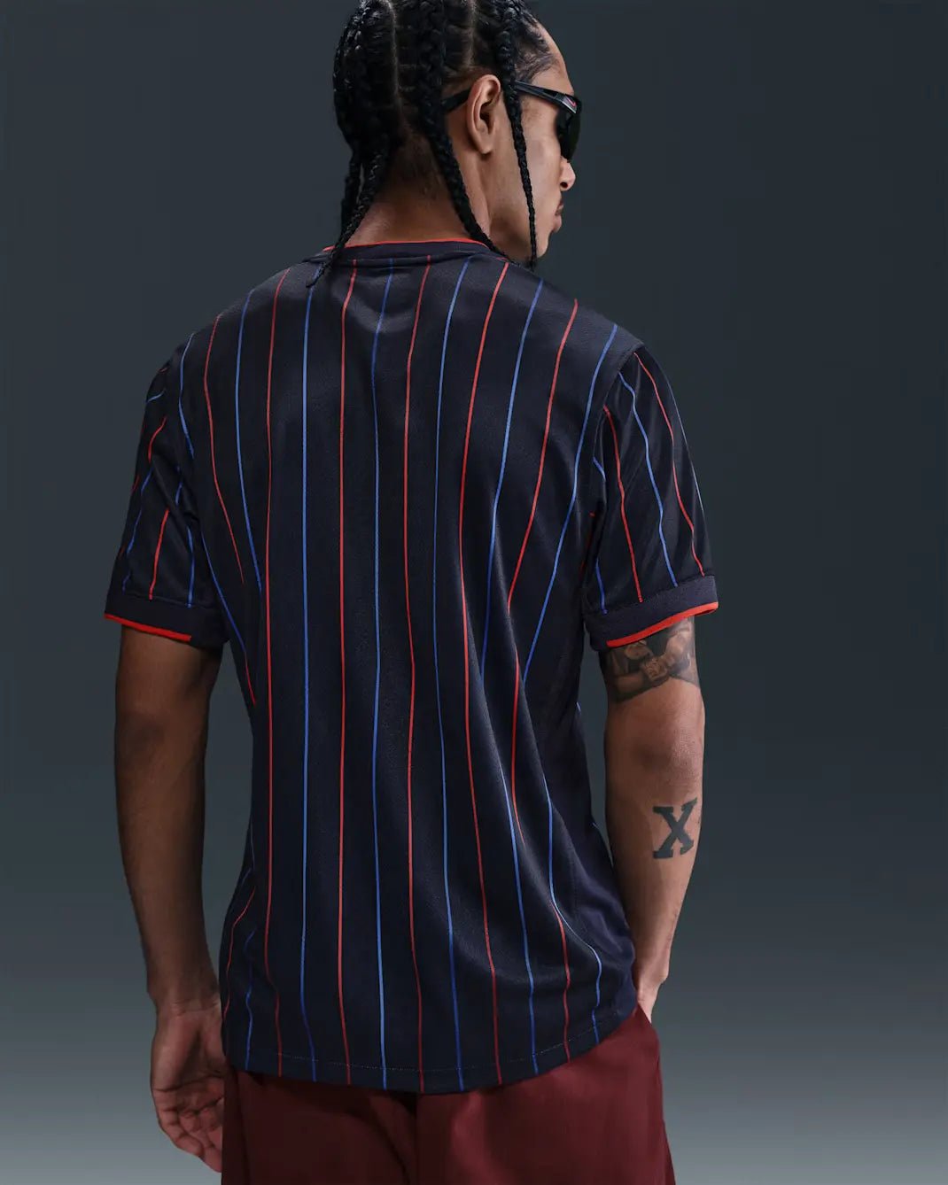 Nike 2025 USA Women's (Men's Cut) Stadium Away Soccer Jersey (Detail 3)