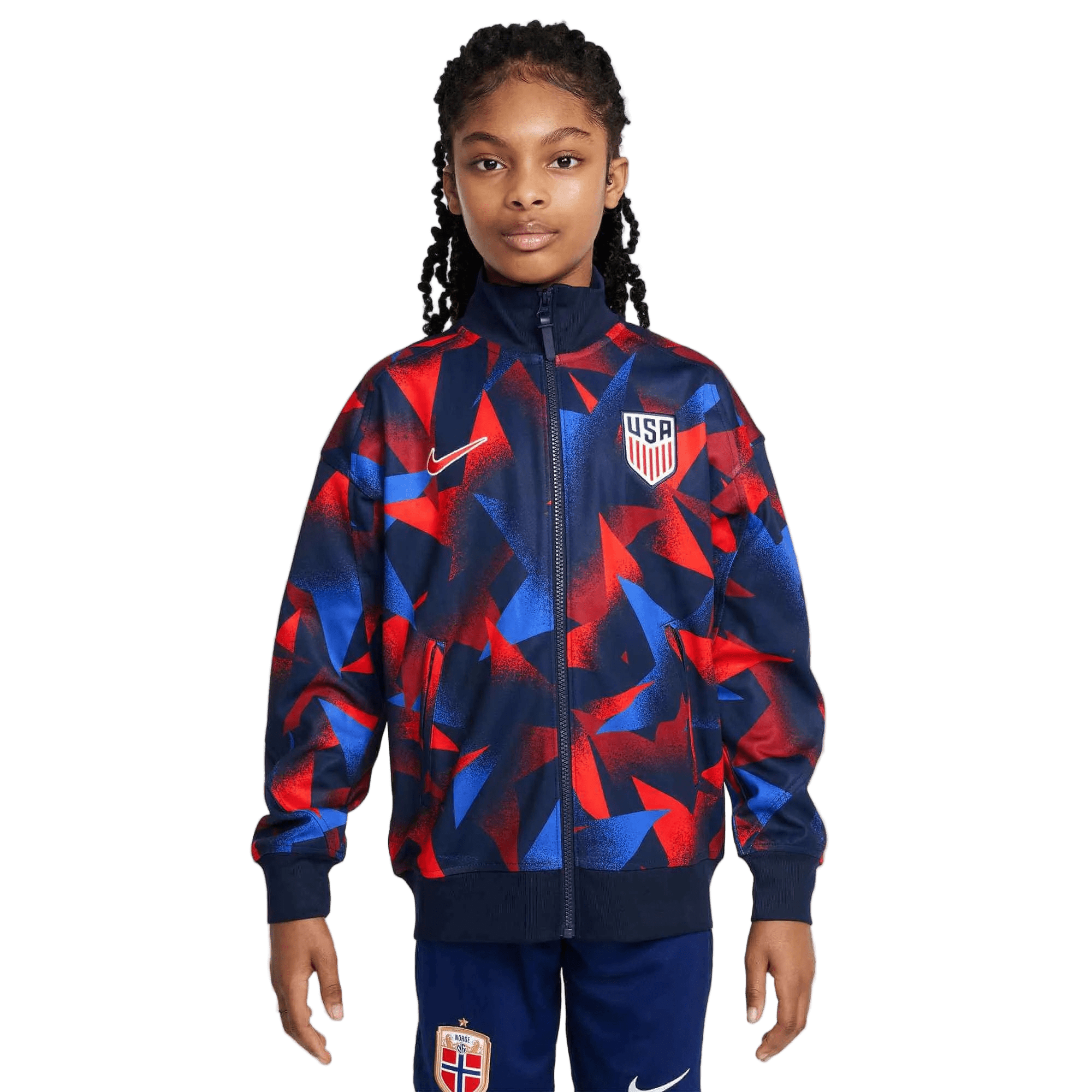 Nike 2025 USA Youth DF Academy Pro Anthem Jacket (Model - Front)
