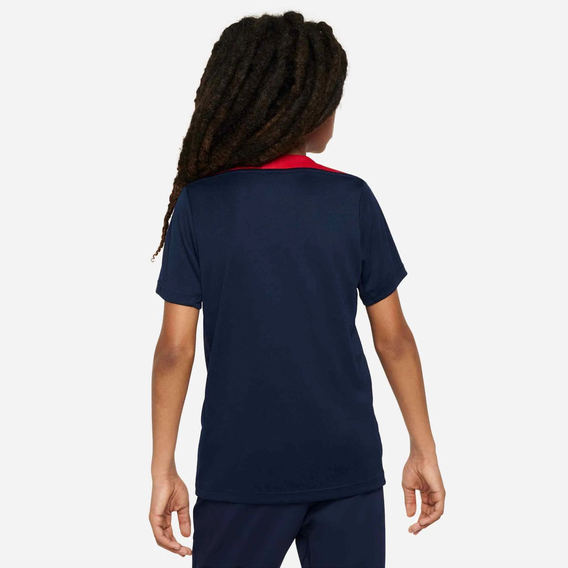 Nike 2025 USA Youth Dri-Fit Short-Sleeve Knit Top (Model - Back)
