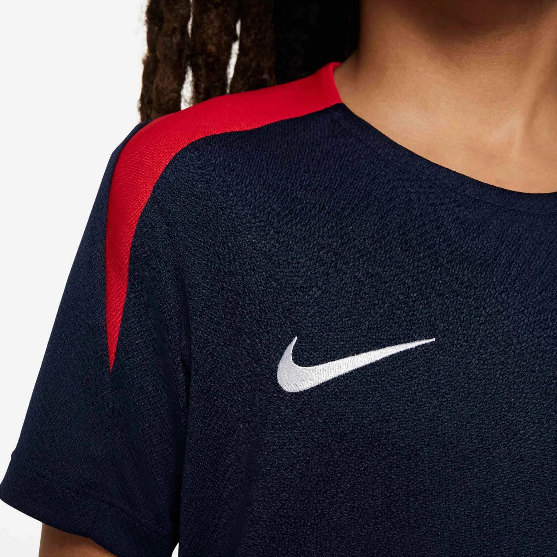 Nike 2025 USA Youth Dri-Fit Short-Sleeve Knit Top (Detail 3)