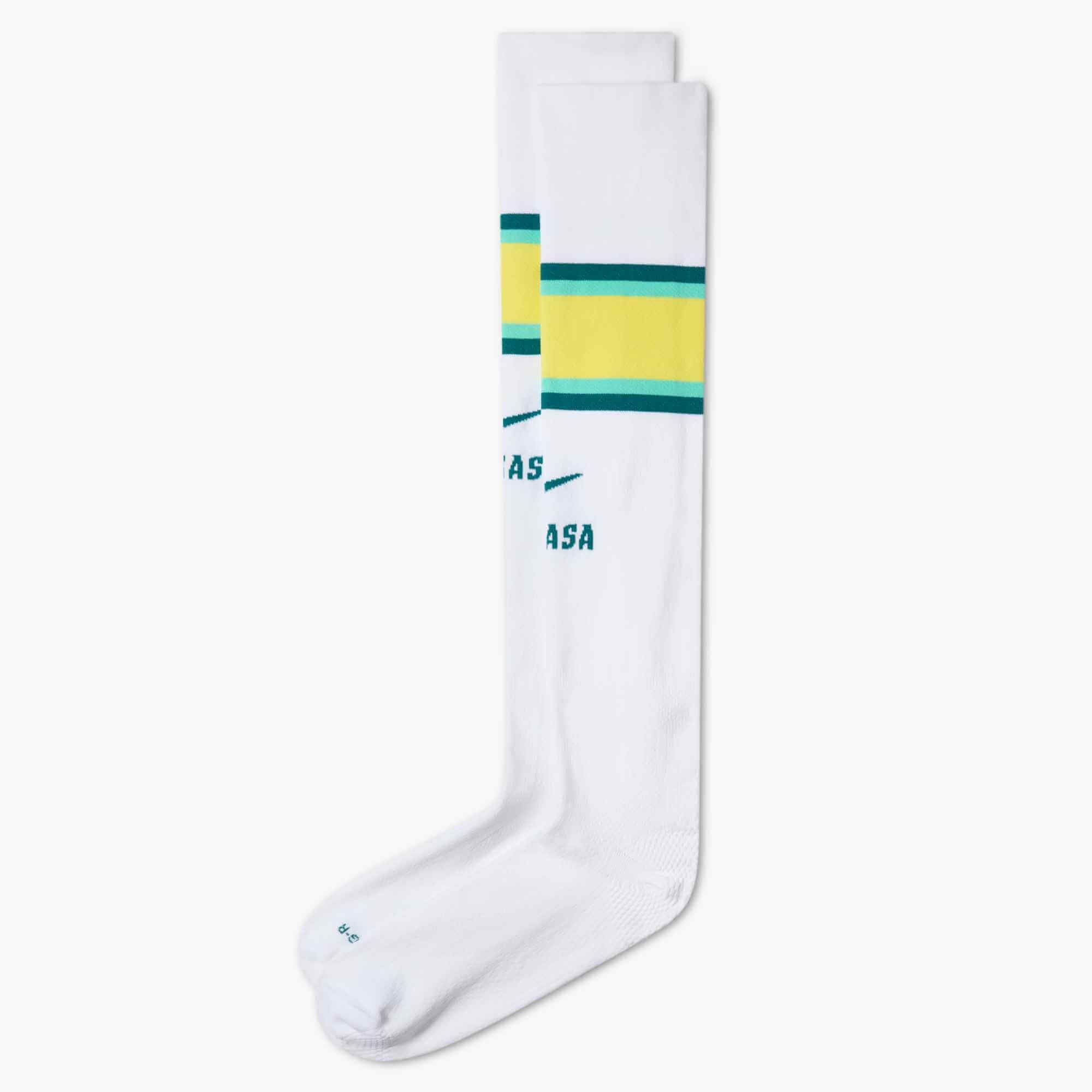 Nike 2026-27 Brazil Home VaporFast Knee-High Socks (Pair - Side)
