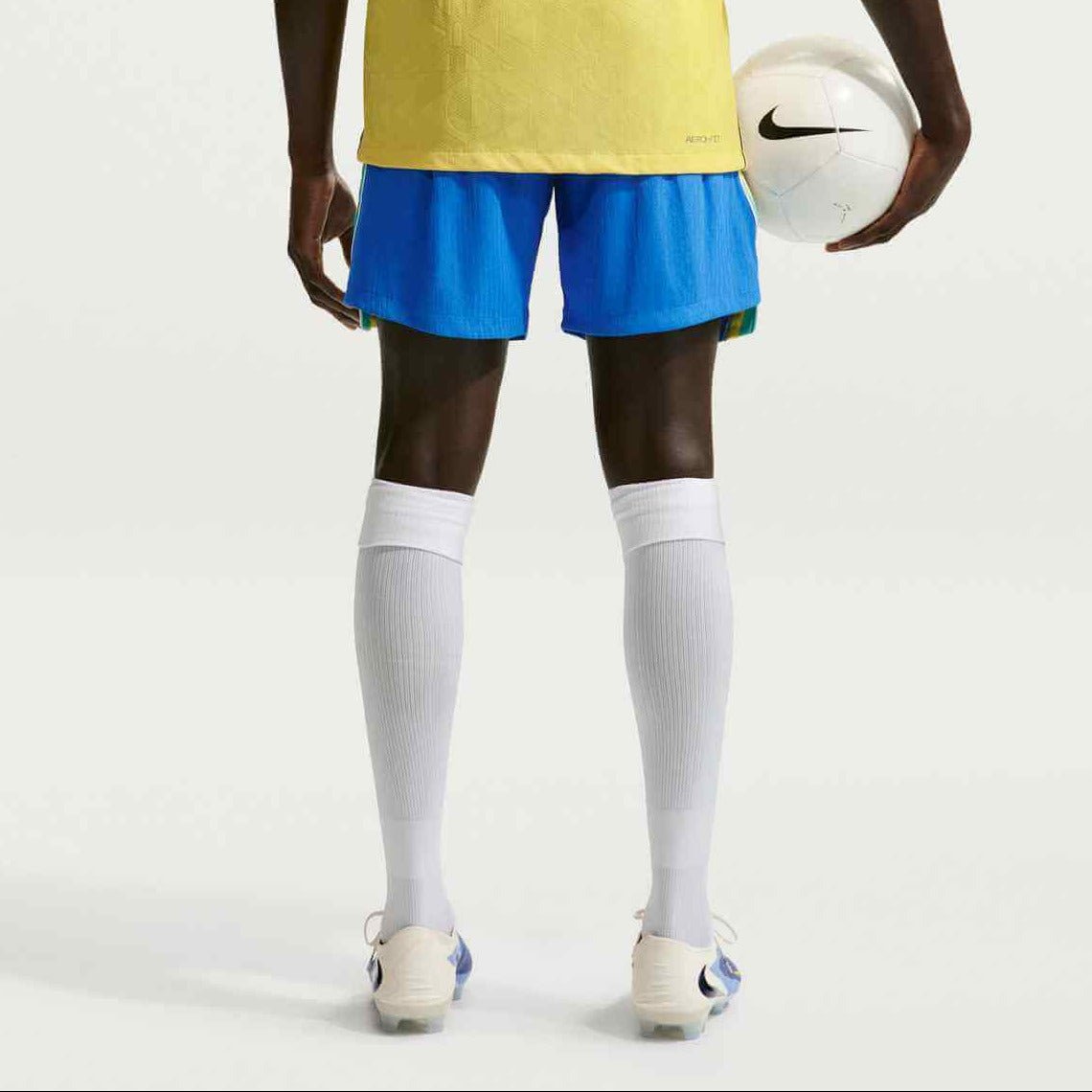 Nike 2026-27 Brazil Men's Authentic Home Shorts (Model - Back)