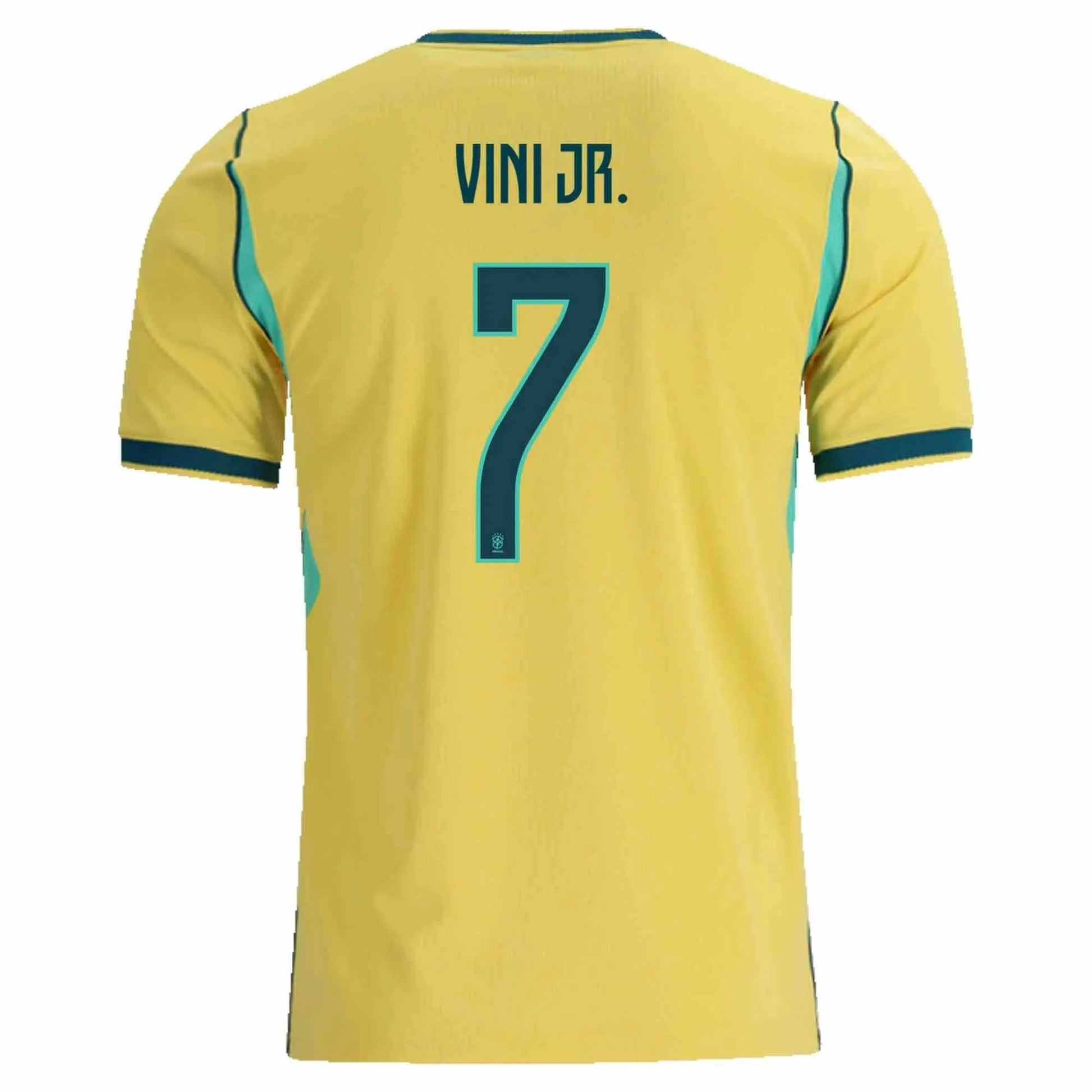 Nike 2026 Brazil Men's Stadium Home Soccer Jersey (Vini JR.)
