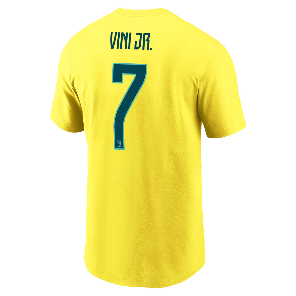 Nike 2026 Brazil Men's Core Vini Jr. #7 Tee (Back)