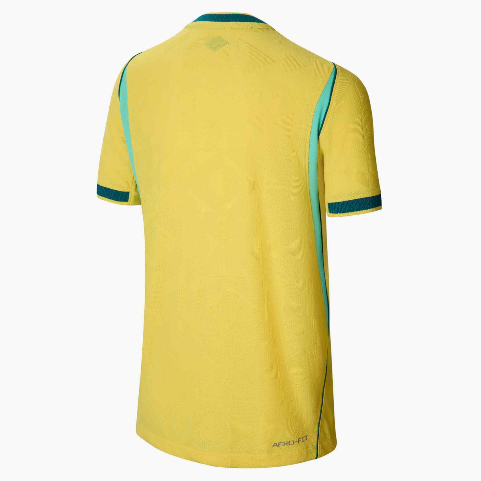Nike 2026 Brazil Youth Authentic Home Soccer Jersey (Back)